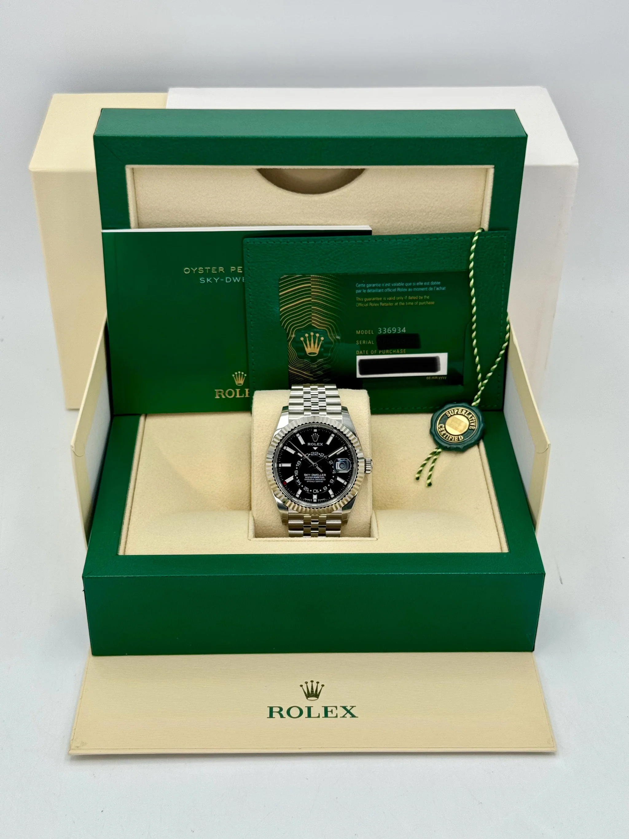 NEW 2024 Rolex Sky-Dweller 42mm 336934 Jubilee Black Dial - Image 12