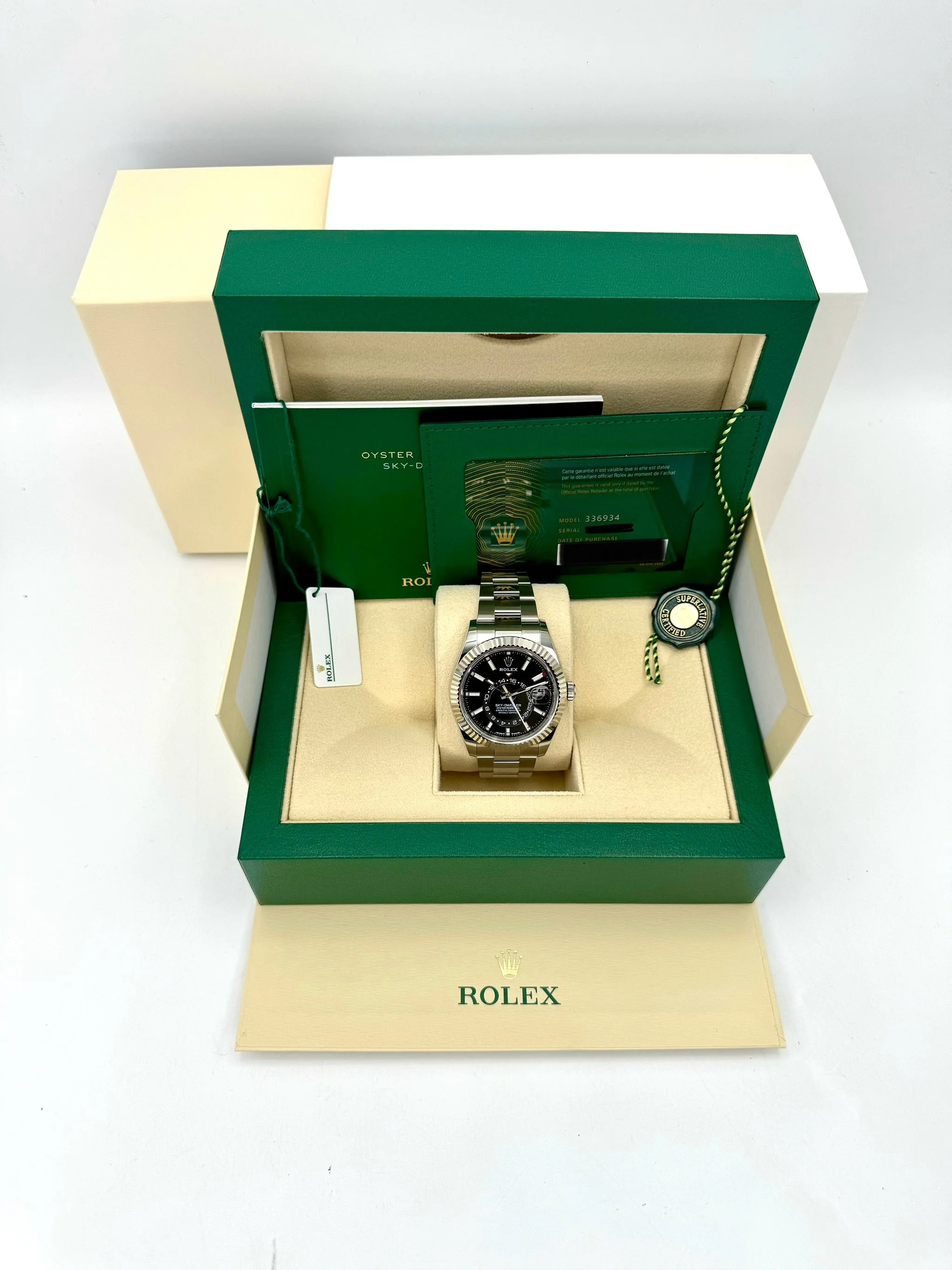 NEW 2024 Rolex Sky-Dweller 42mm 336934 Oyster Black Dial - Image 12
