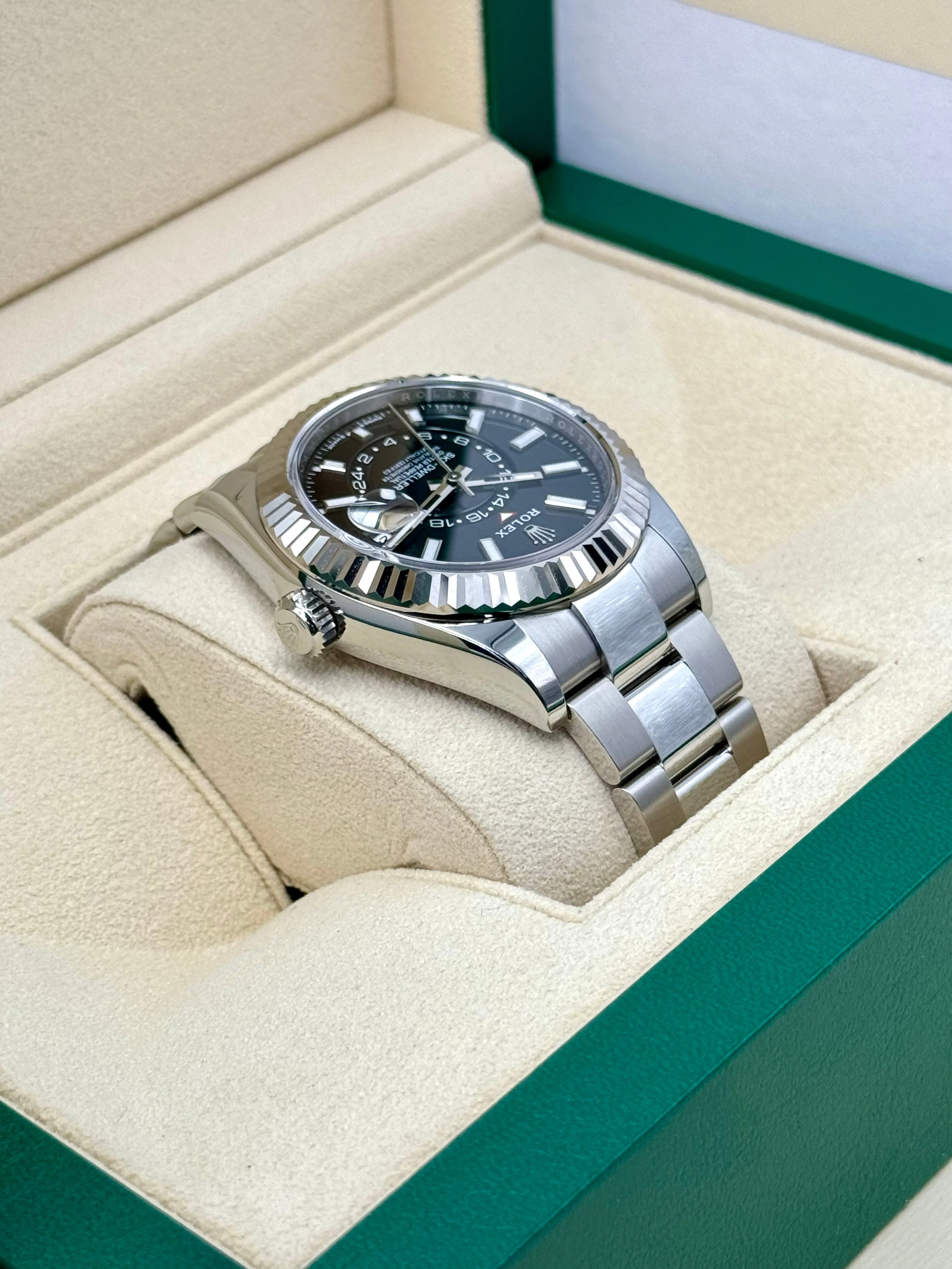 NEW 2024 Rolex Sky-Dweller 42mm 336934 Oyster Black Dial - Image 8