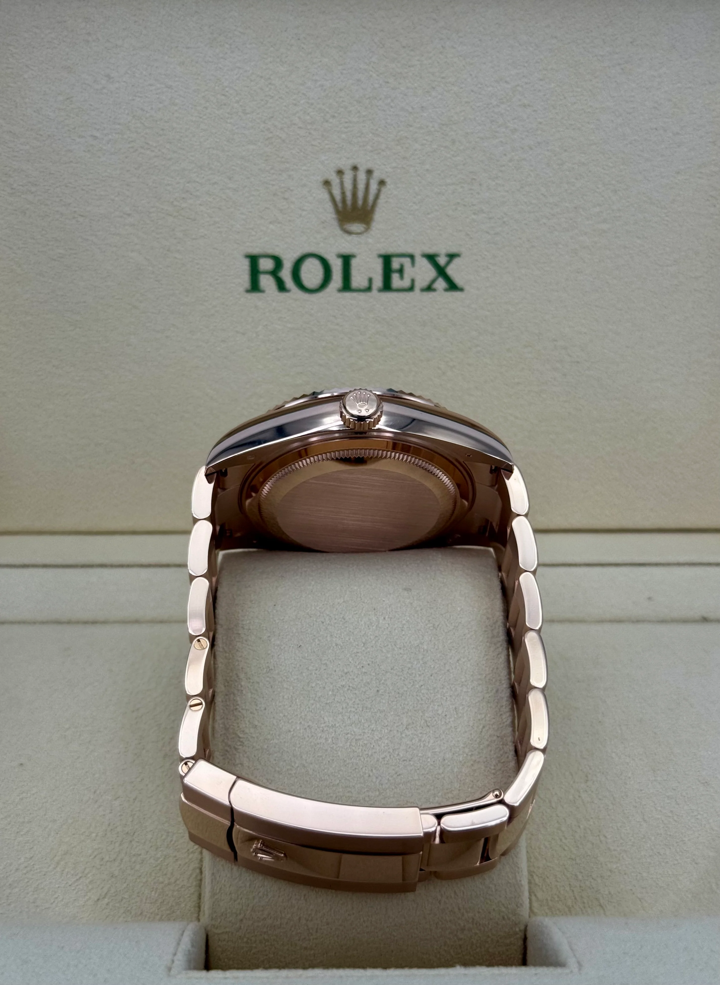 NEW 2024 Rolex Sky-Dweller 42mm 336935 Rose Gold Blue Dial - Image 9