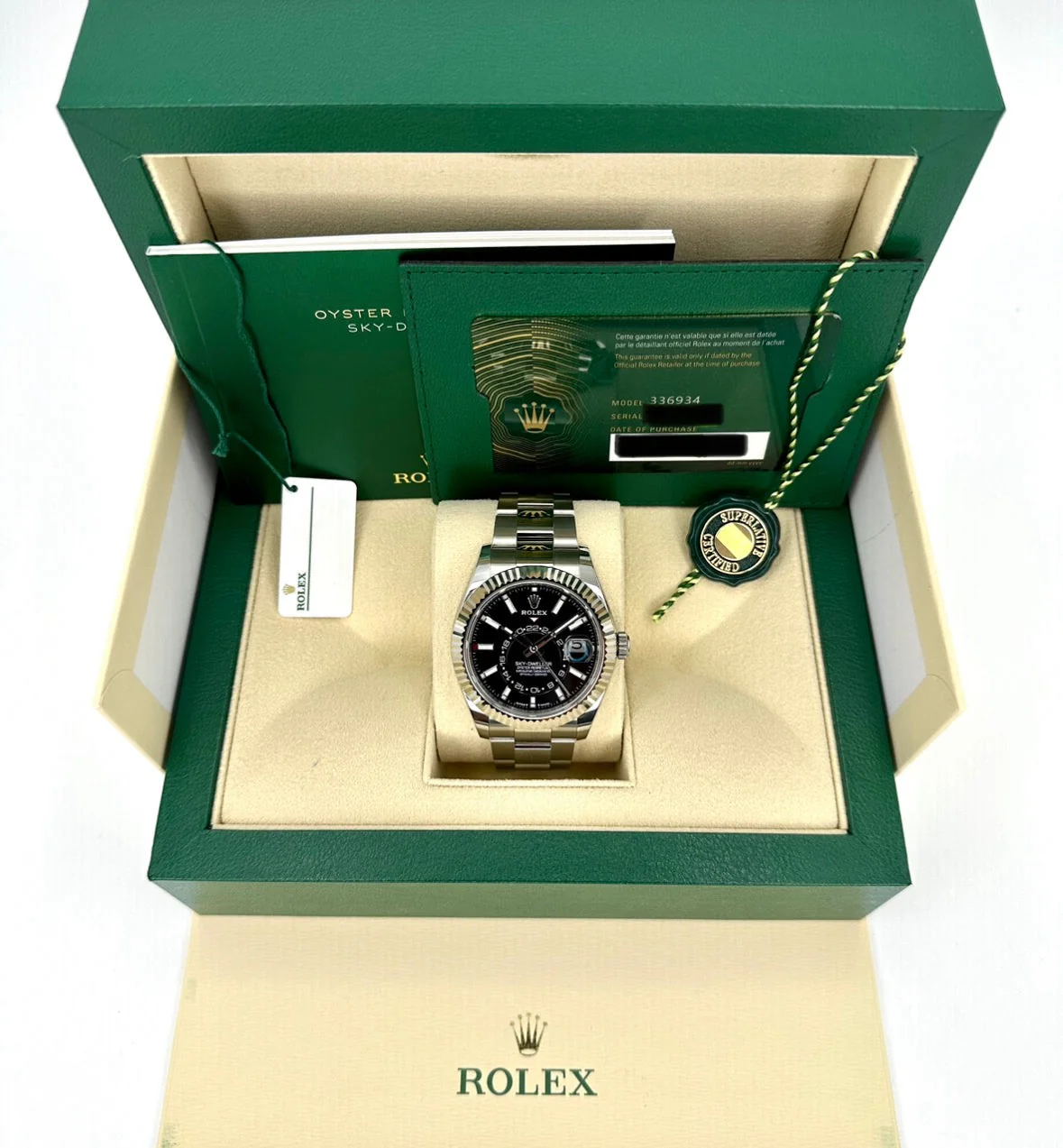 NEW 2024 Rolex Sky-Dweller 42mm 336934 Oyster Black Dial - Image 11