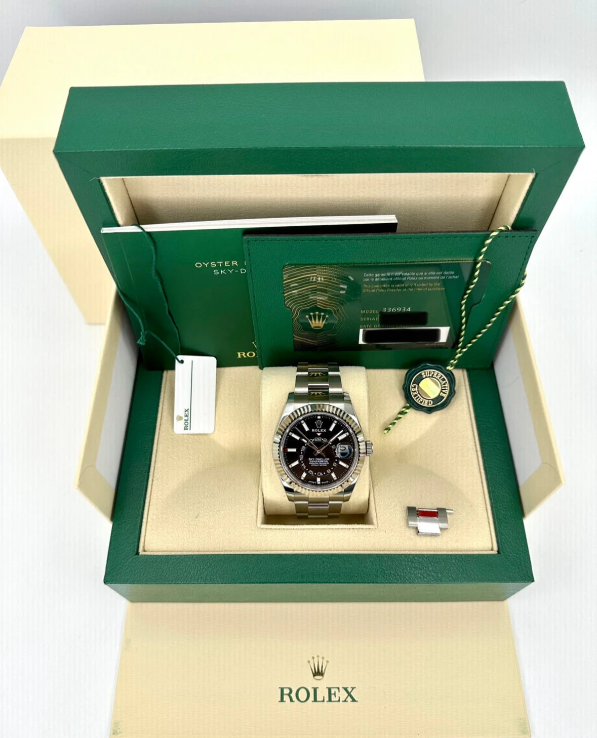 NEW 2024 Rolex Sky-Dweller 42mm 336934 Oyster Black Dial - Image 12