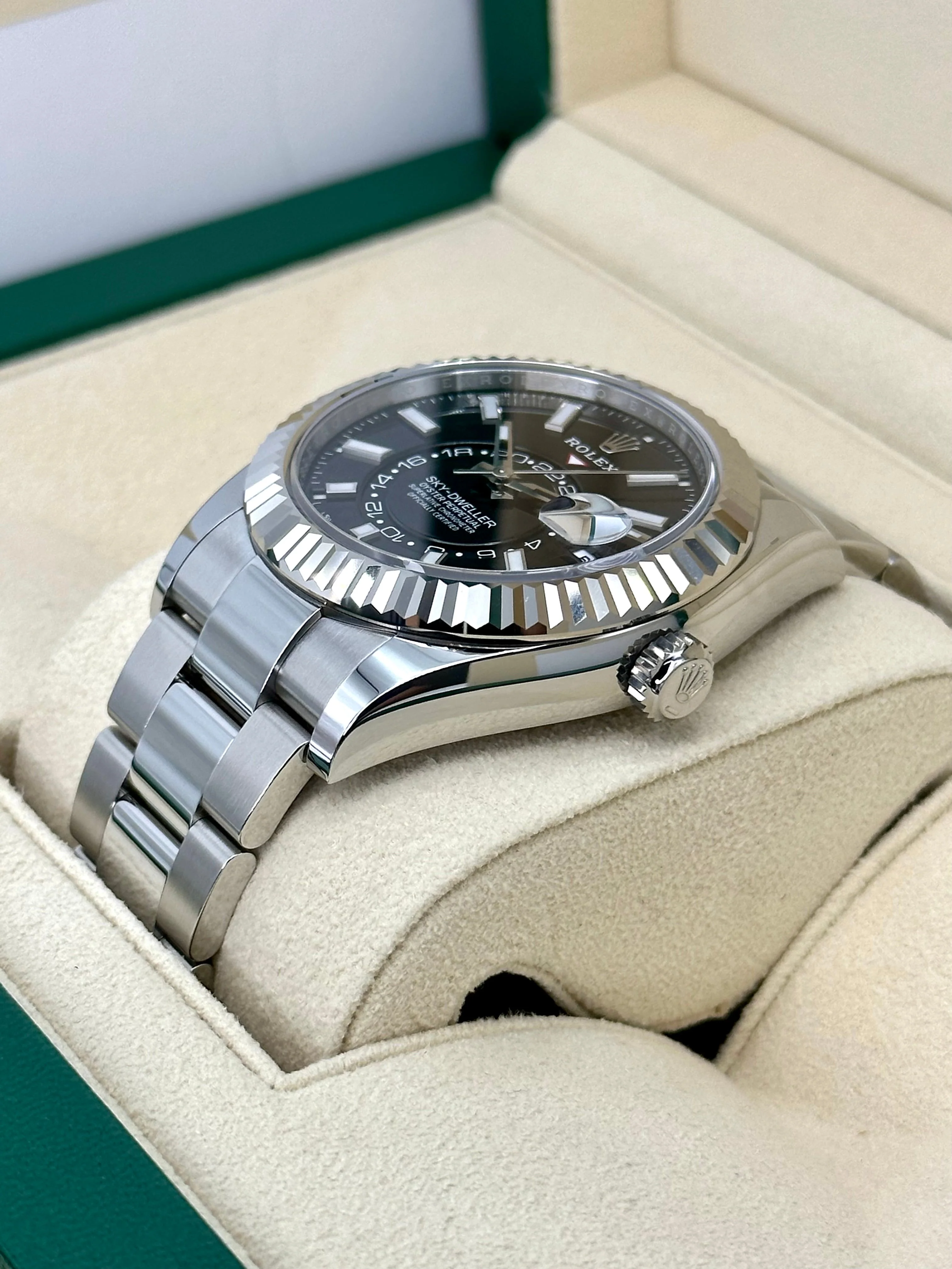 NEW 2024 Rolex Sky-Dweller 42mm 336934 Oyster Black Dial - Image 5