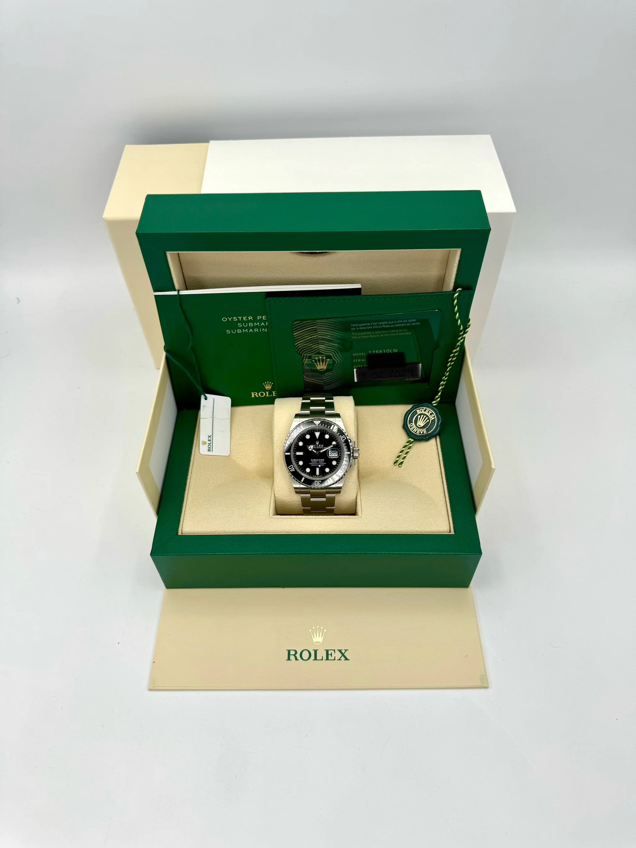 NEW 2024 Rolex Submariner 41mm 126610LN Stainless Steel Black Dial - Image 12