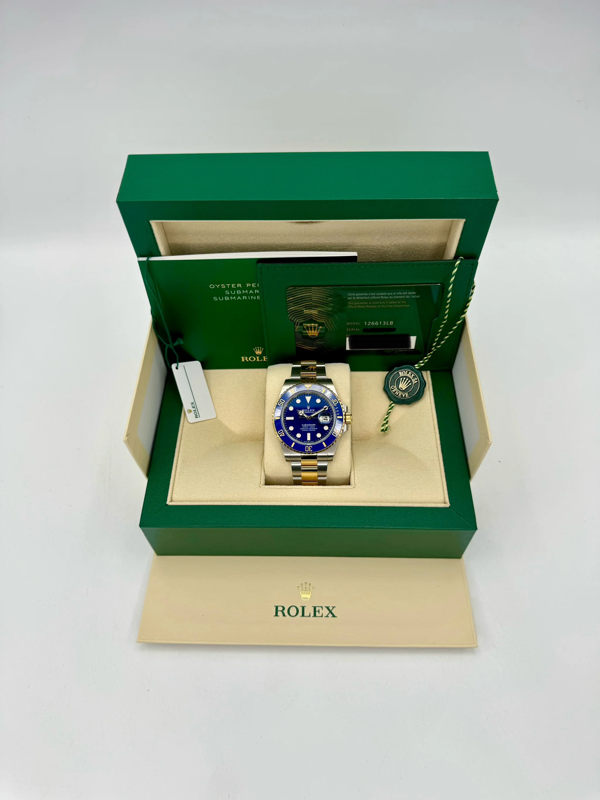 NEW 2024 Rolex Submariner "Bluesy" 41mm 126613LB Two-Tone Blue Dial - Image 11
