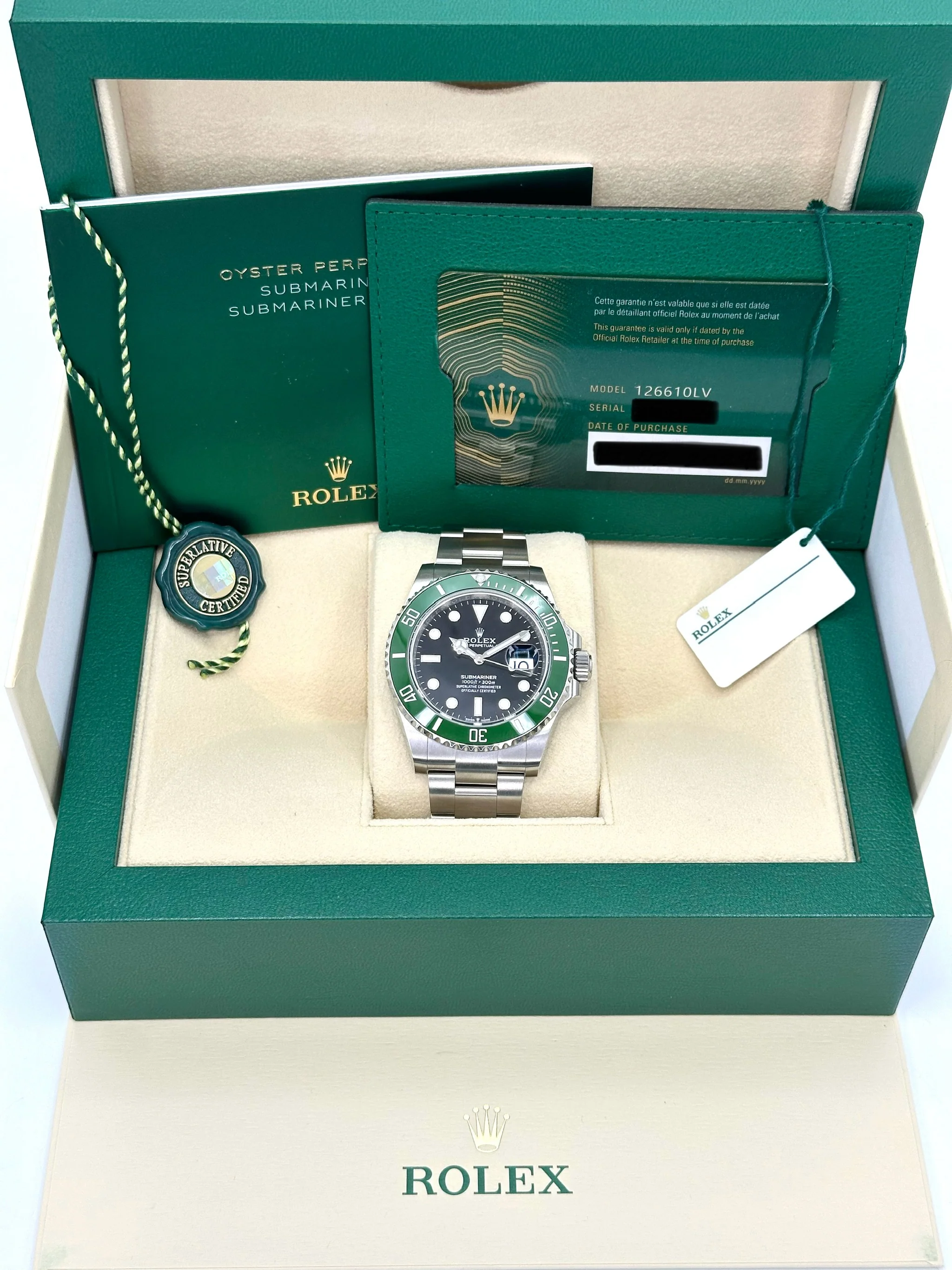 NEW 2024 Rolex Submariner "Starbucks" 41mm 126610LV Black Dial - Image 11