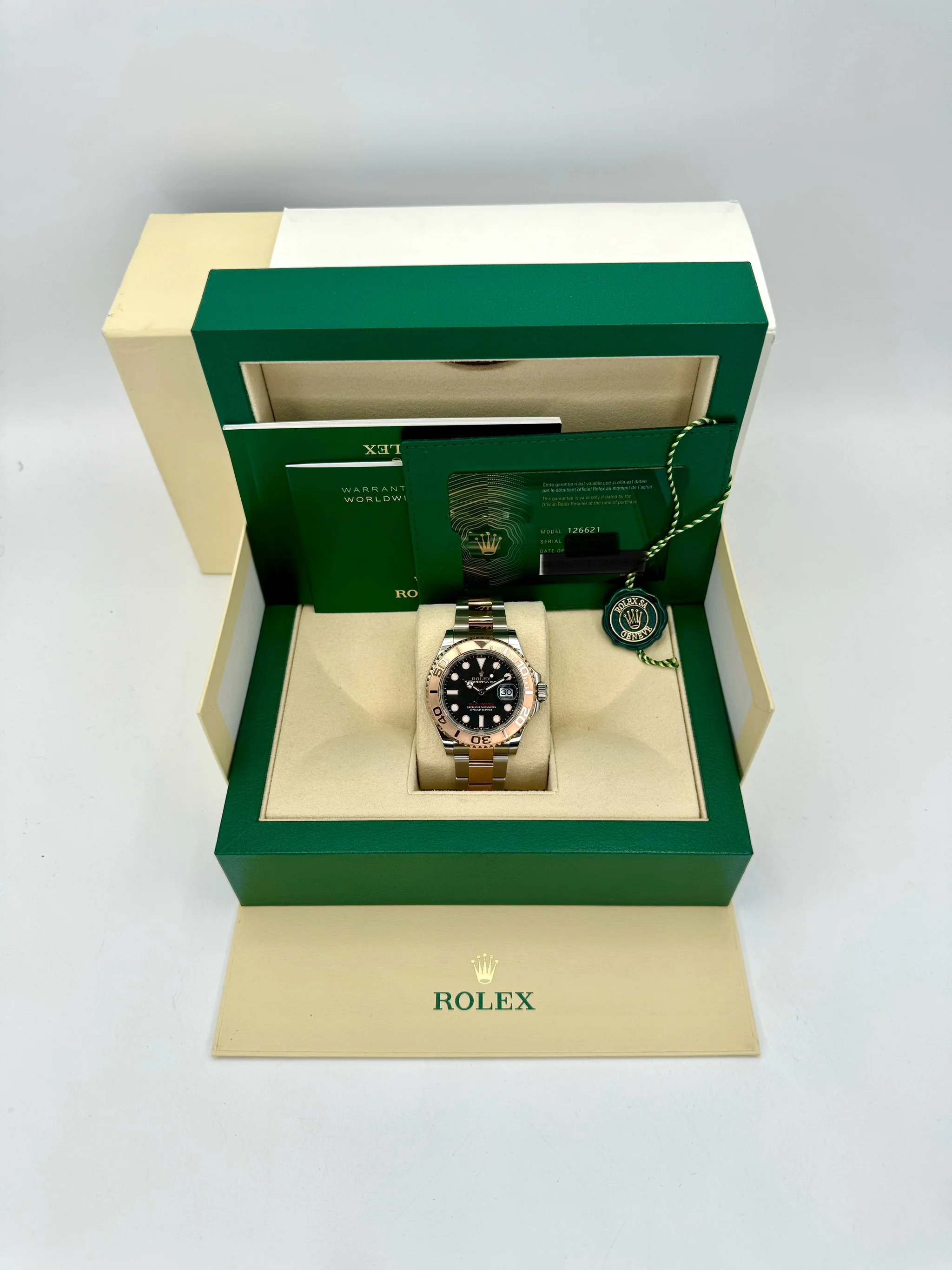 NEW 2025 Rolex Yacht-Master 40mm 126621 Two-Tone Black Dial - Image 10