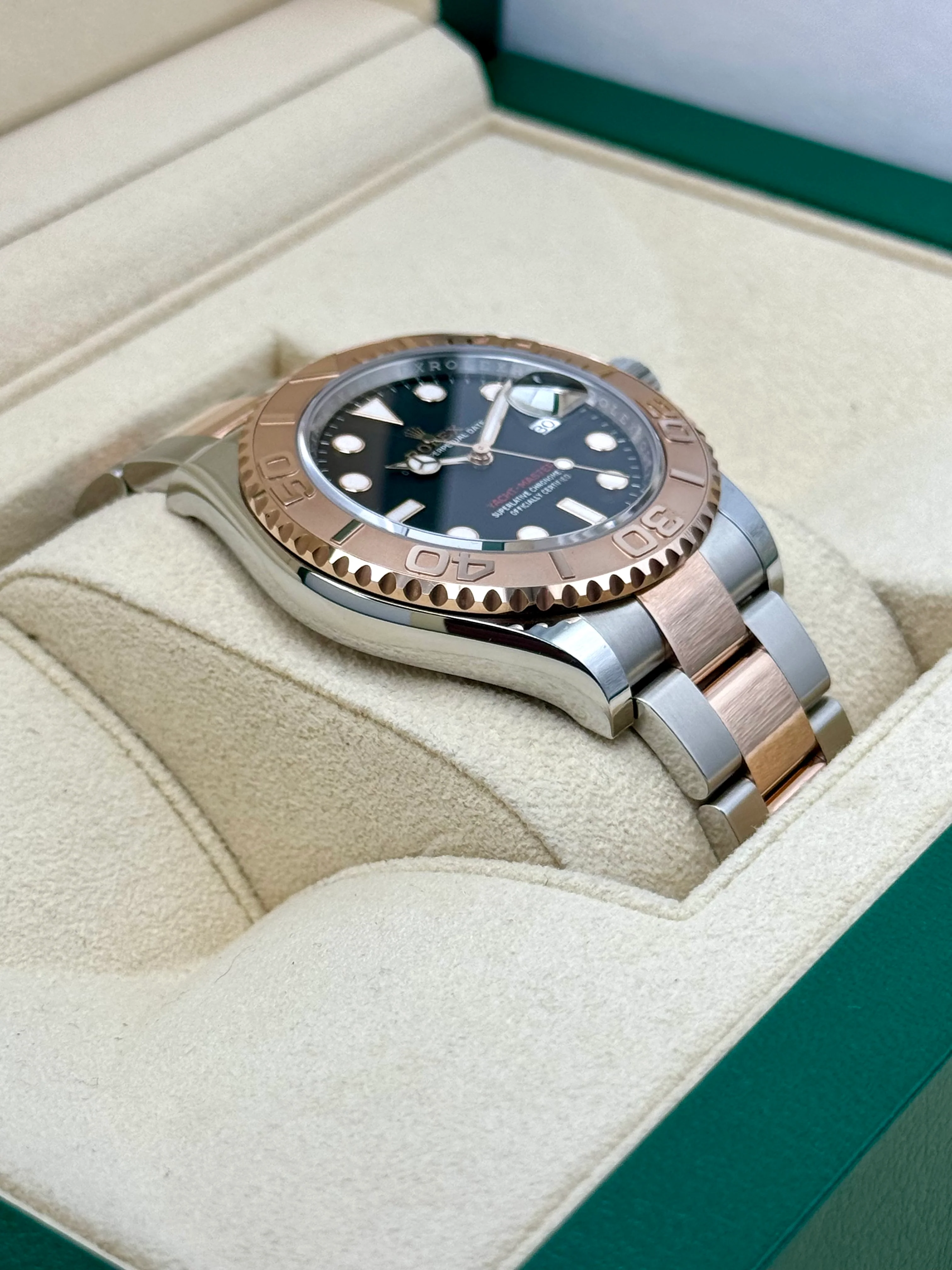 NEW 2025 Rolex Yacht-Master 40mm 126621 Two-Tone Black Dial - Image 6