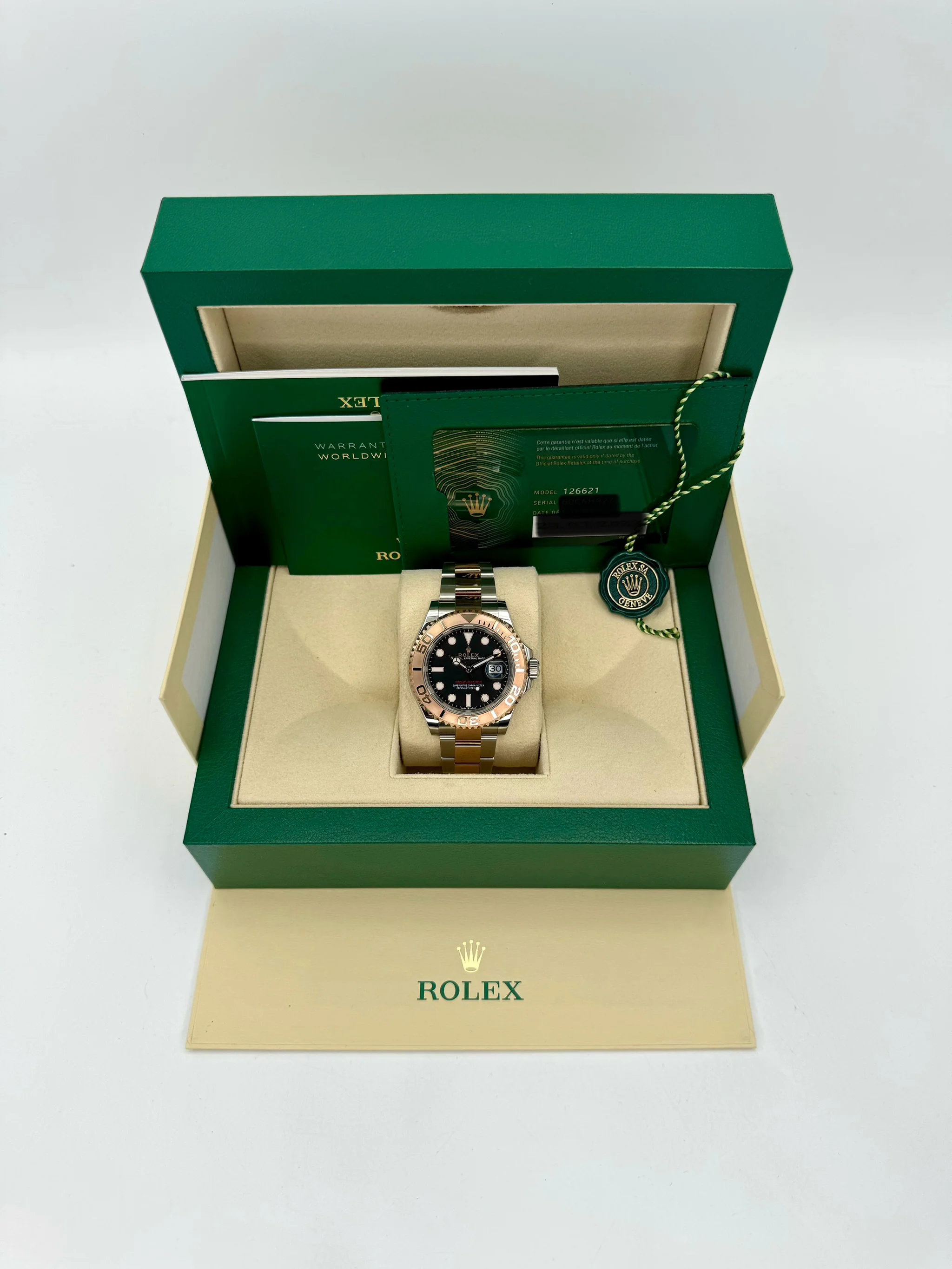NEW 2025 Rolex Yacht-Master 40mm 126621 Two-Tone Black Dial - Image 9