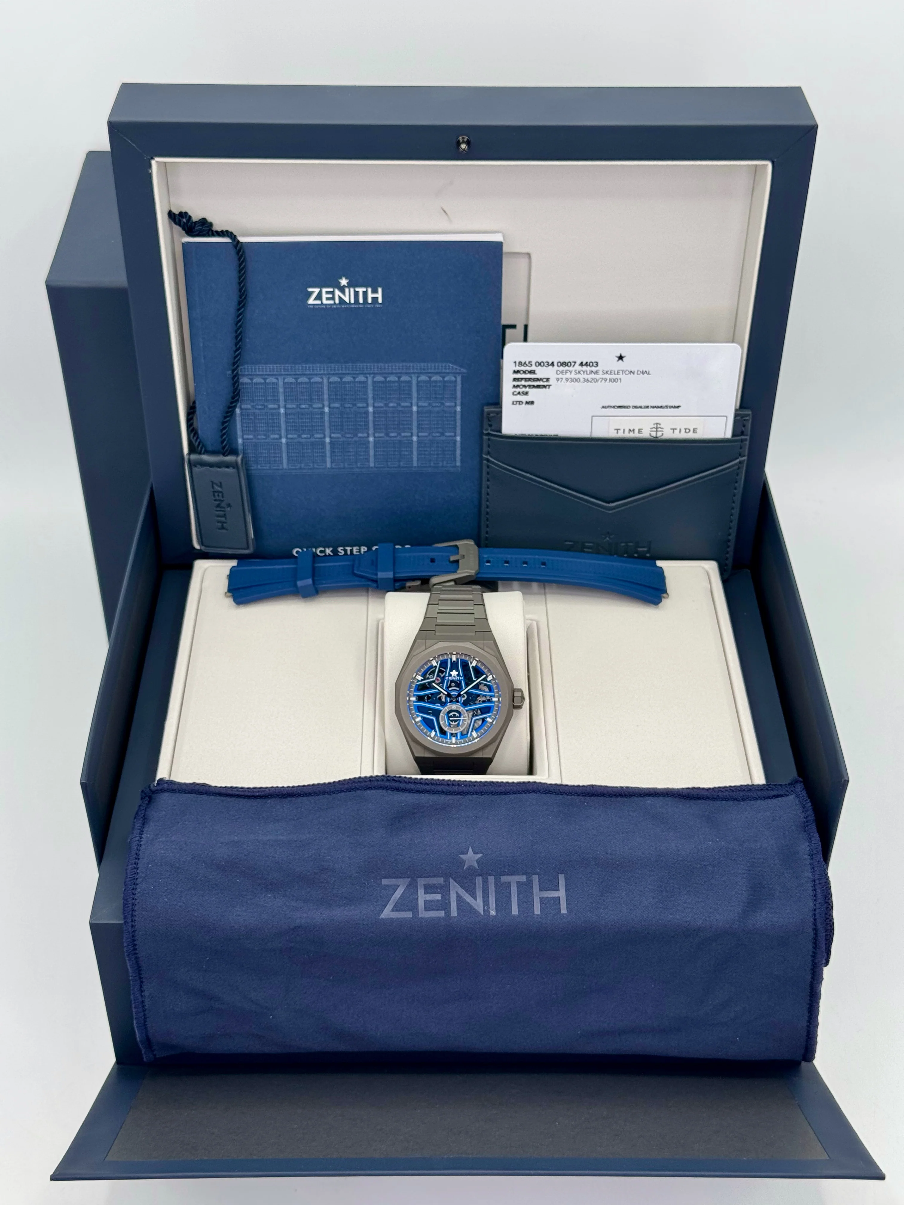 NEW 2024 Zenith Defy Skyline 41mm 97.9300.3620/79.I001 Titanium - Image 12