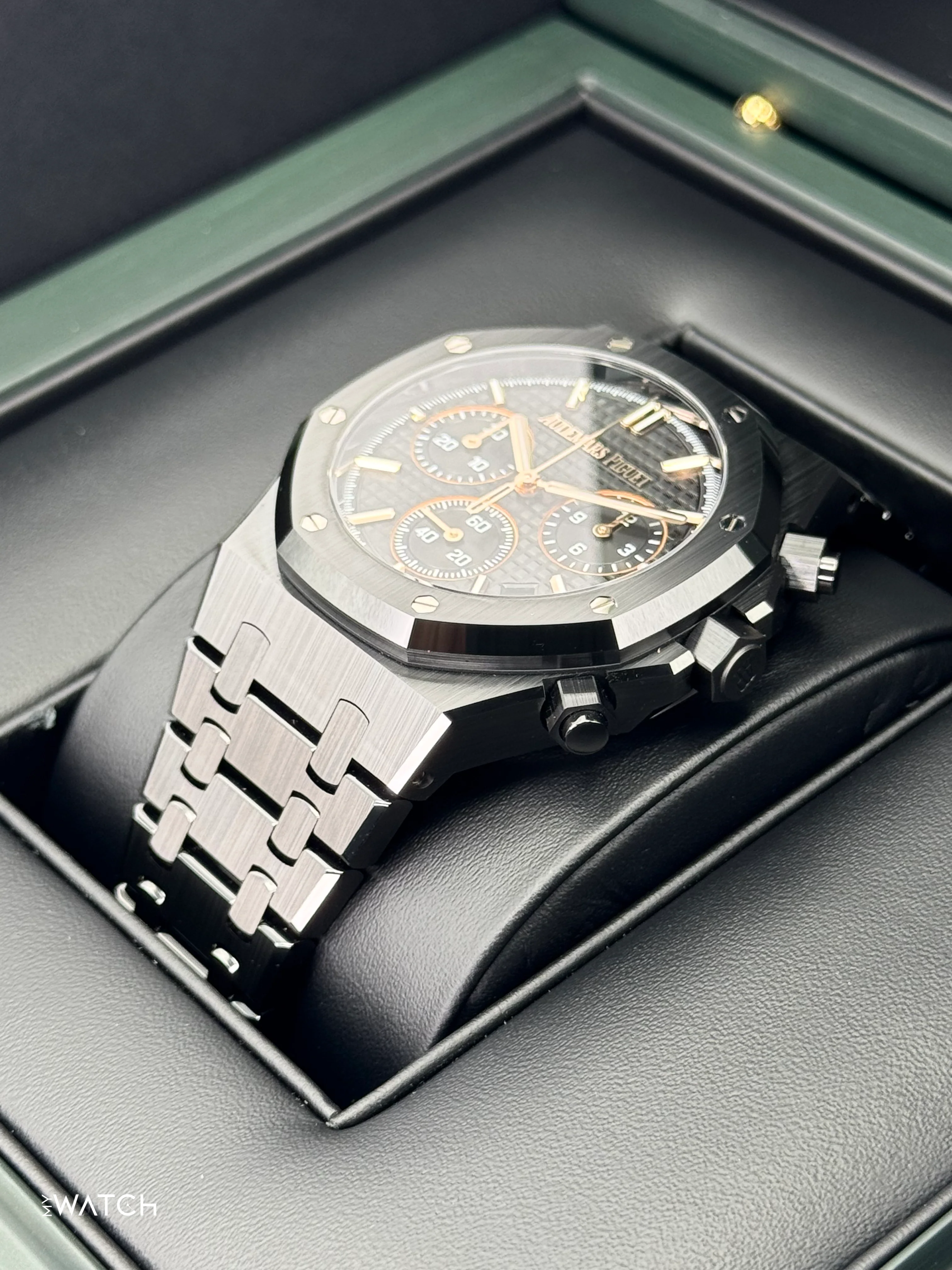 NEW 2025 Audemars Piguet Royal Oak 26240CE Black Ceramic Chronograph - Image 5