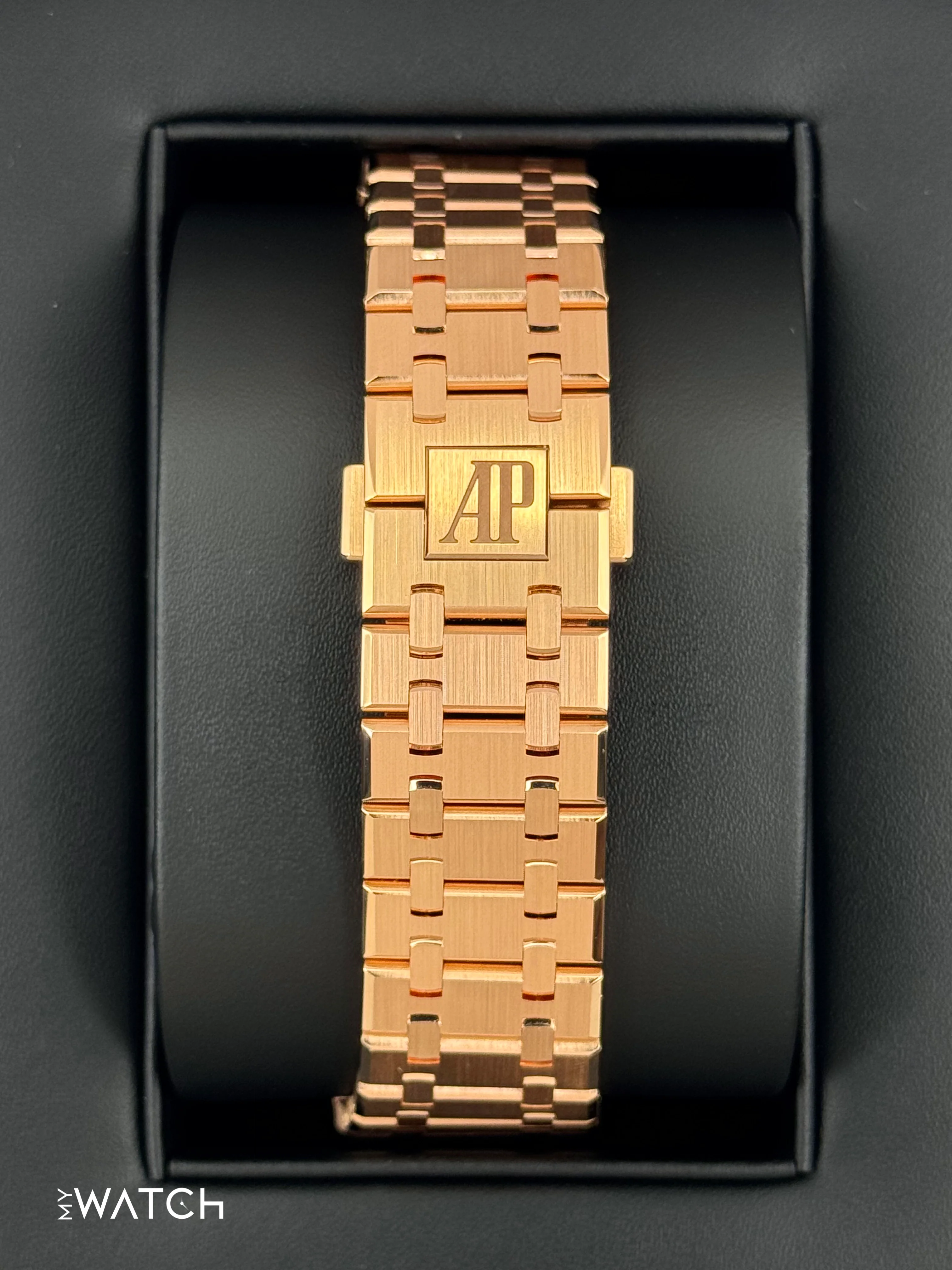 NEW 2025 Audemars Piguet Royal Oak 41mm 15510OR Rose Gold Blue Dial - Image 2