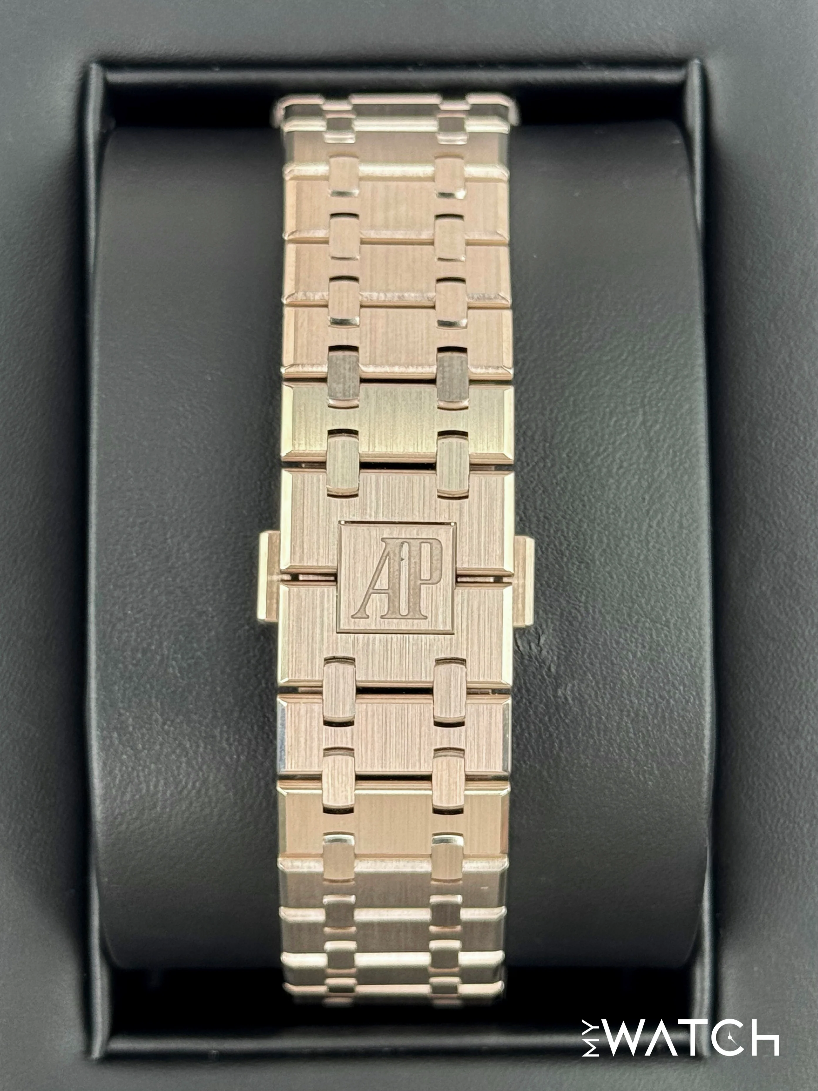NEW 2025 Audemars Piguet Royal Oak 41mm 26674SG 18kt Sand Gold Perpetual Calendar - Image 2
