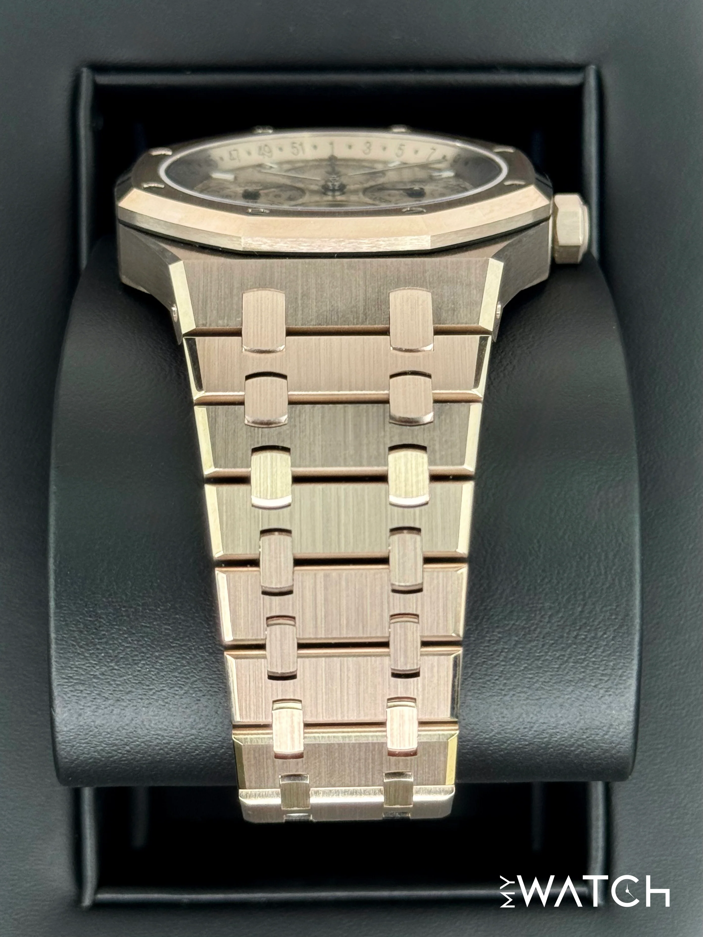 NEW 2025 Audemars Piguet Royal Oak 41mm 26674SG 18kt Sand Gold Perpetual Calendar - Image 3