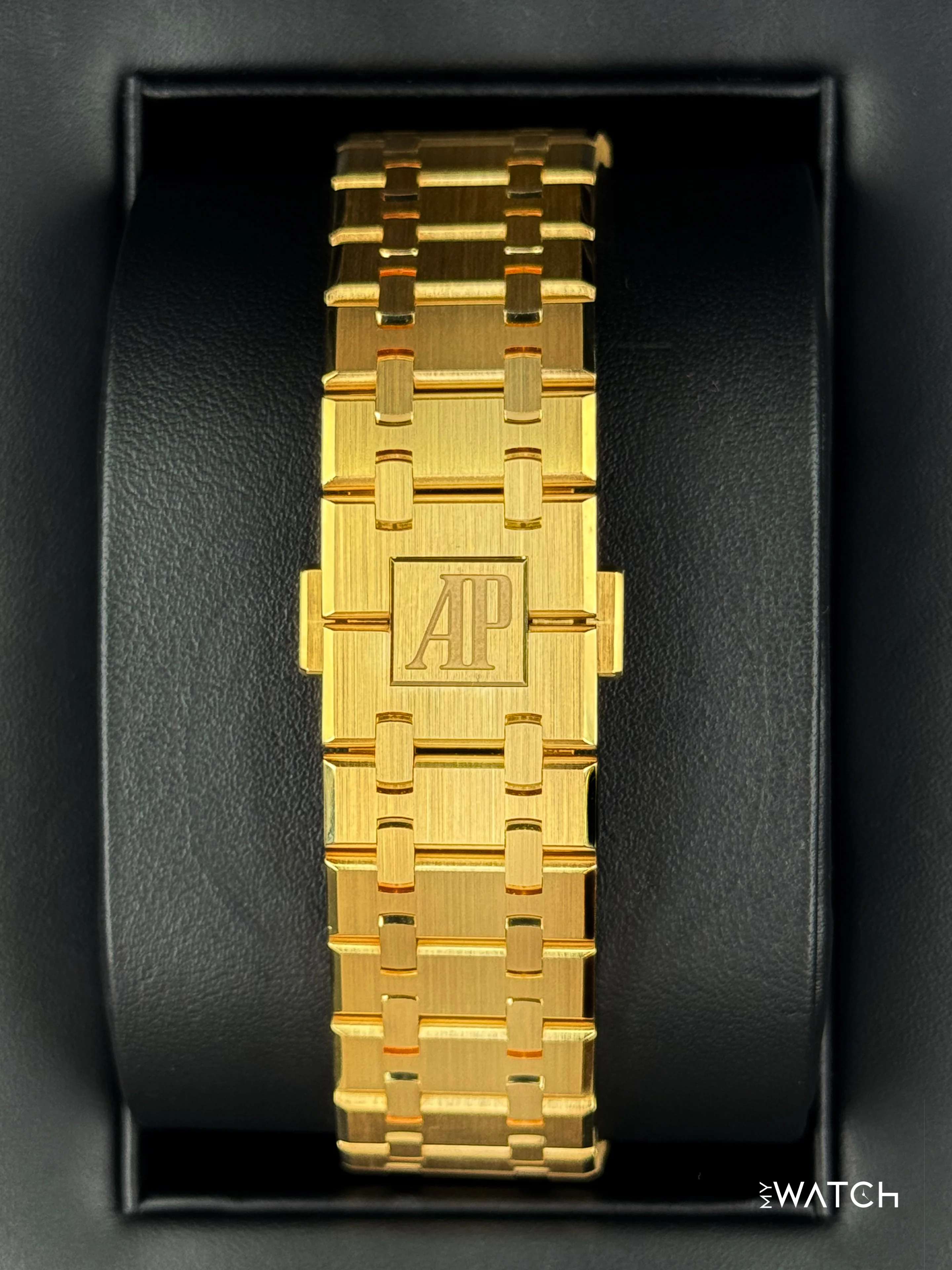 NEW 2025 Audemars Piguet Royal Oak Chronograph 41mm 26240BA Gold Dial - Image 2