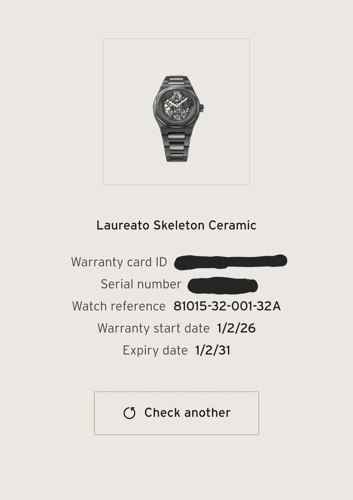 NEW 2025 Girard-Perregaux Laureato 42mm 81015-32-001-32A Black Skeleton Dial - Image 10