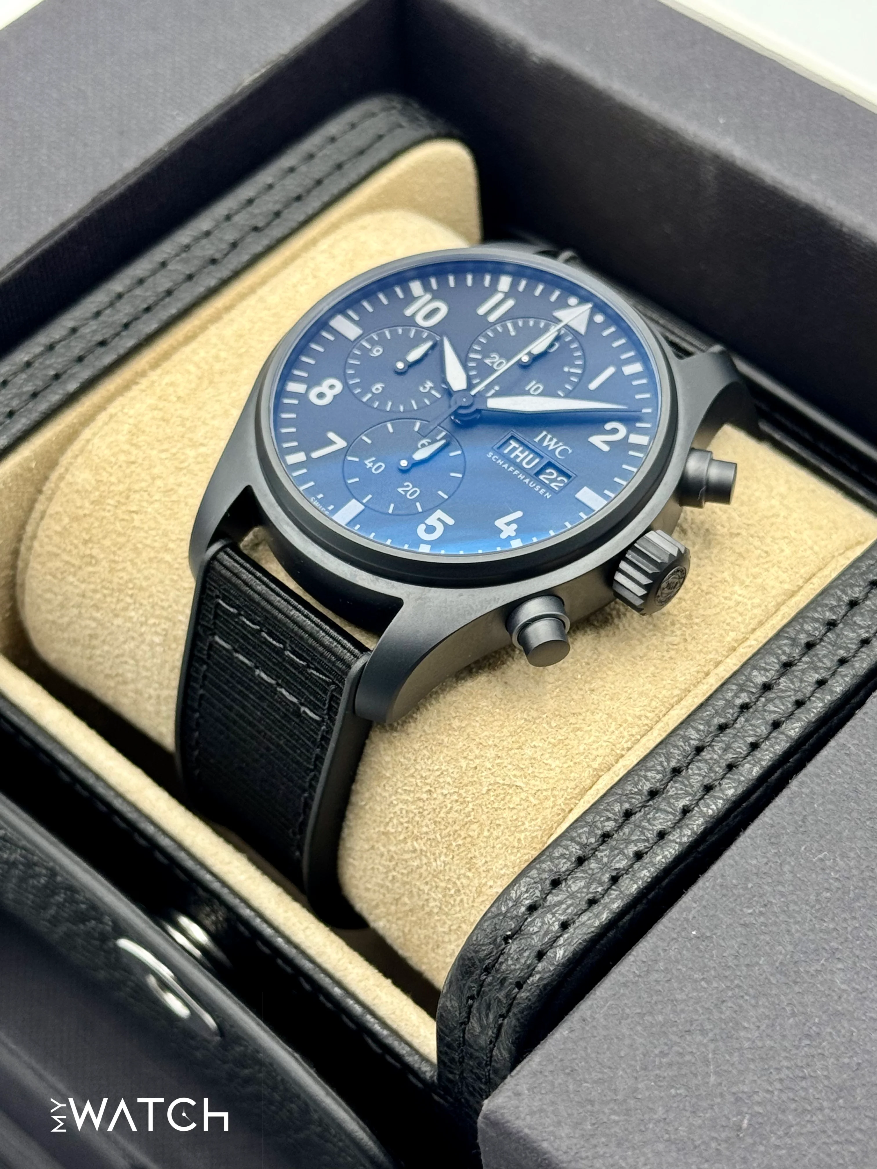 NEW 2025 IWC Pilot Chronograph Top Gun 41mm IW388106 Ceramic - Image 5