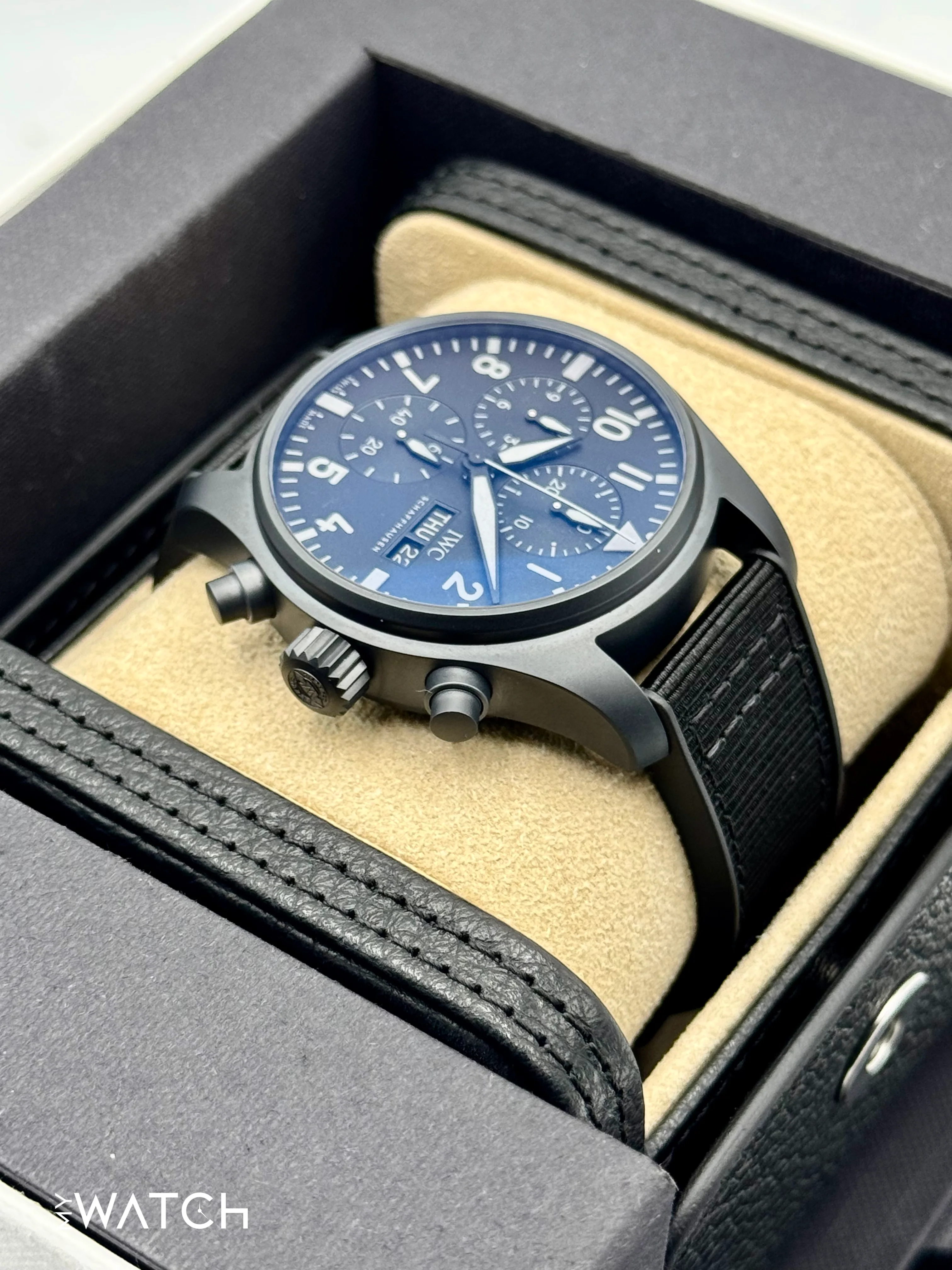 NEW 2025 IWC Pilot Chronograph Top Gun 41mm IW388106 Ceramic - Image 8