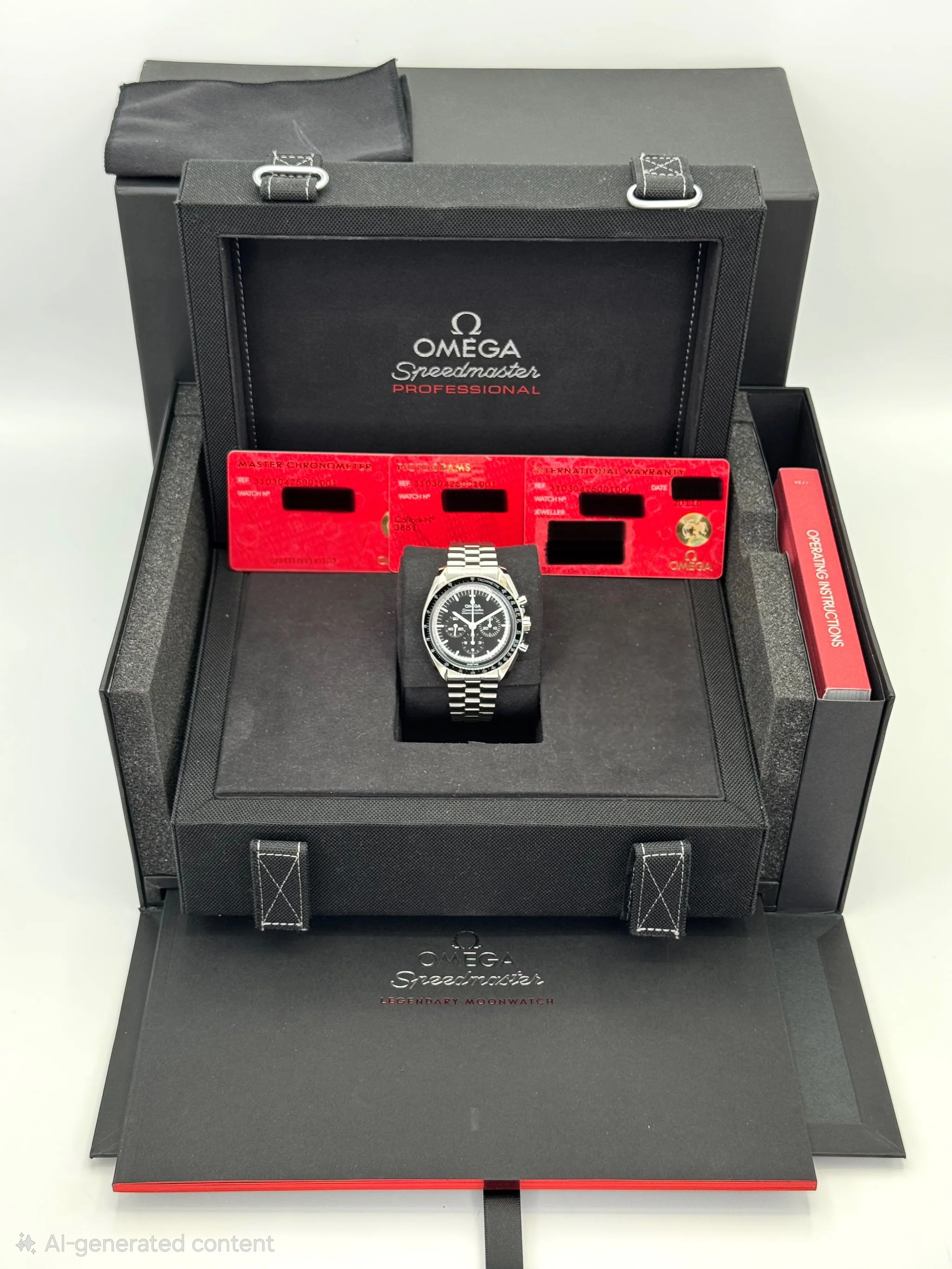 NEW 2025 Omega 42mm 310.30.42.50.01.001 Speedmaster Moonwatch - Image 9