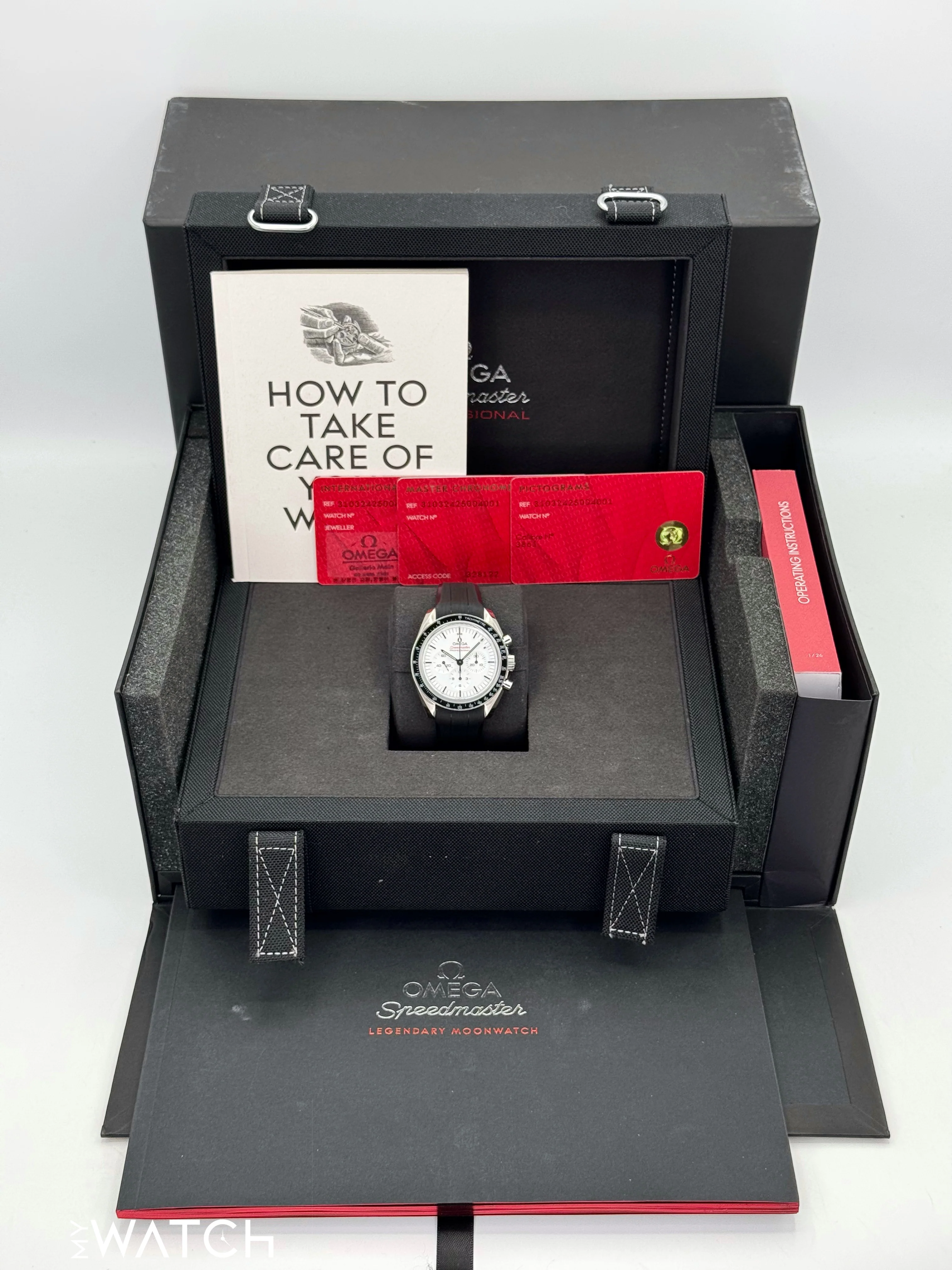NEW 2025 Omega 42mm 310.32.42.50.04.001 Speedmaster Moonwatch Pro - Image 10
