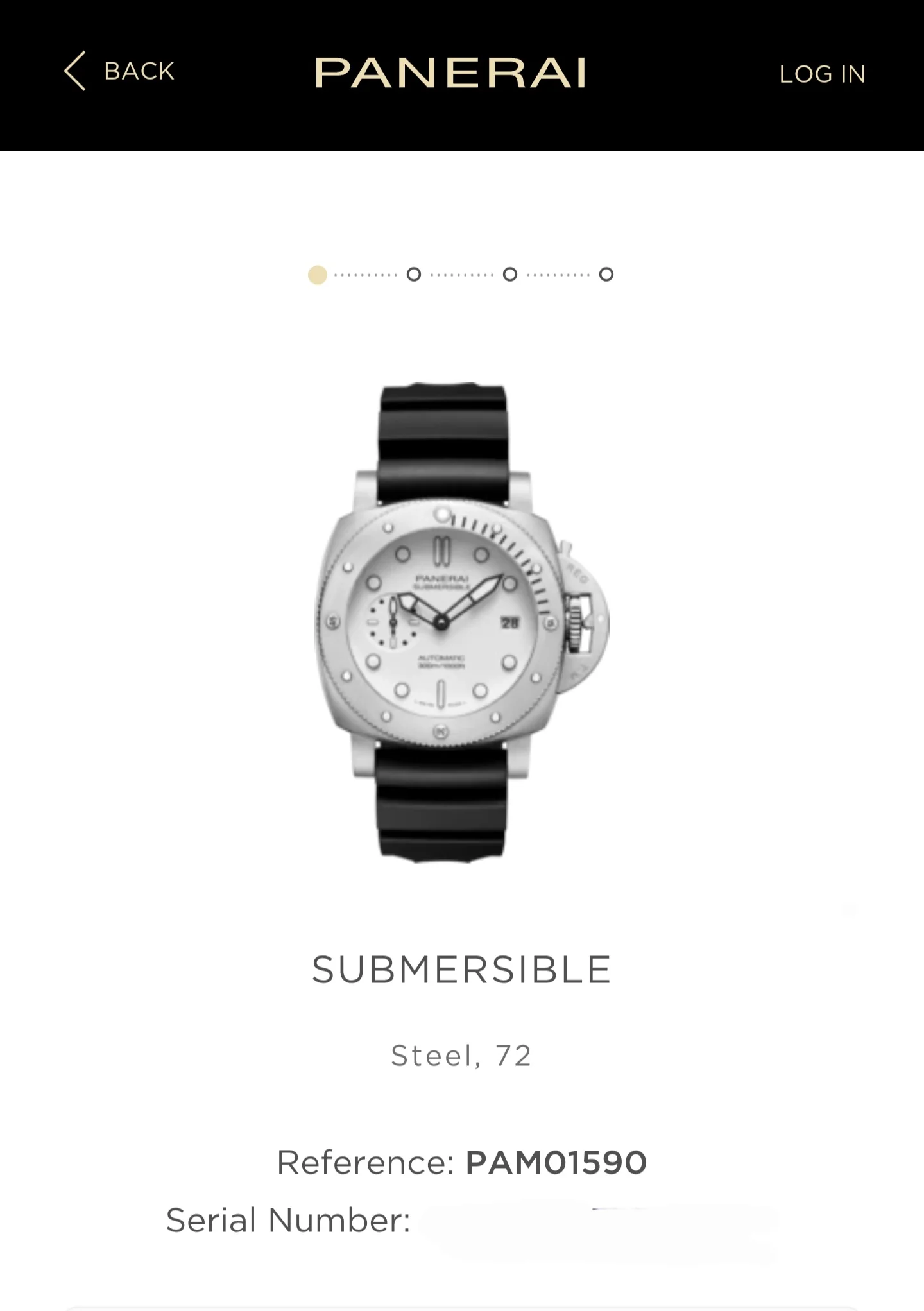 NEW 2025 Panerai Submersible 42mm PAM01590 Stainless Steel White Dial - Image 9