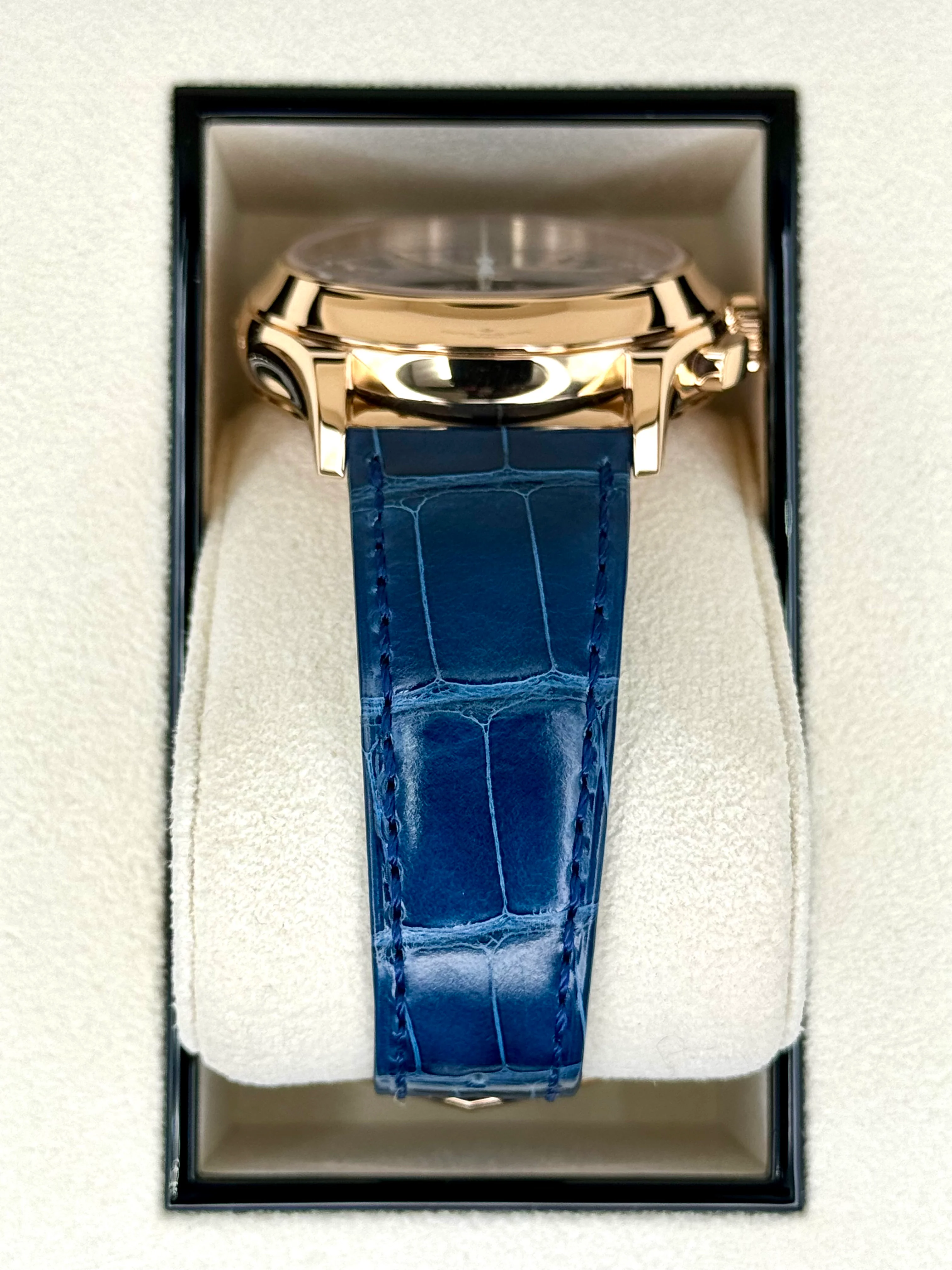 NEW 2025 Patek Philippe 5905R Flyback Chronograph Annual Calendar Blue Dial - Image 3