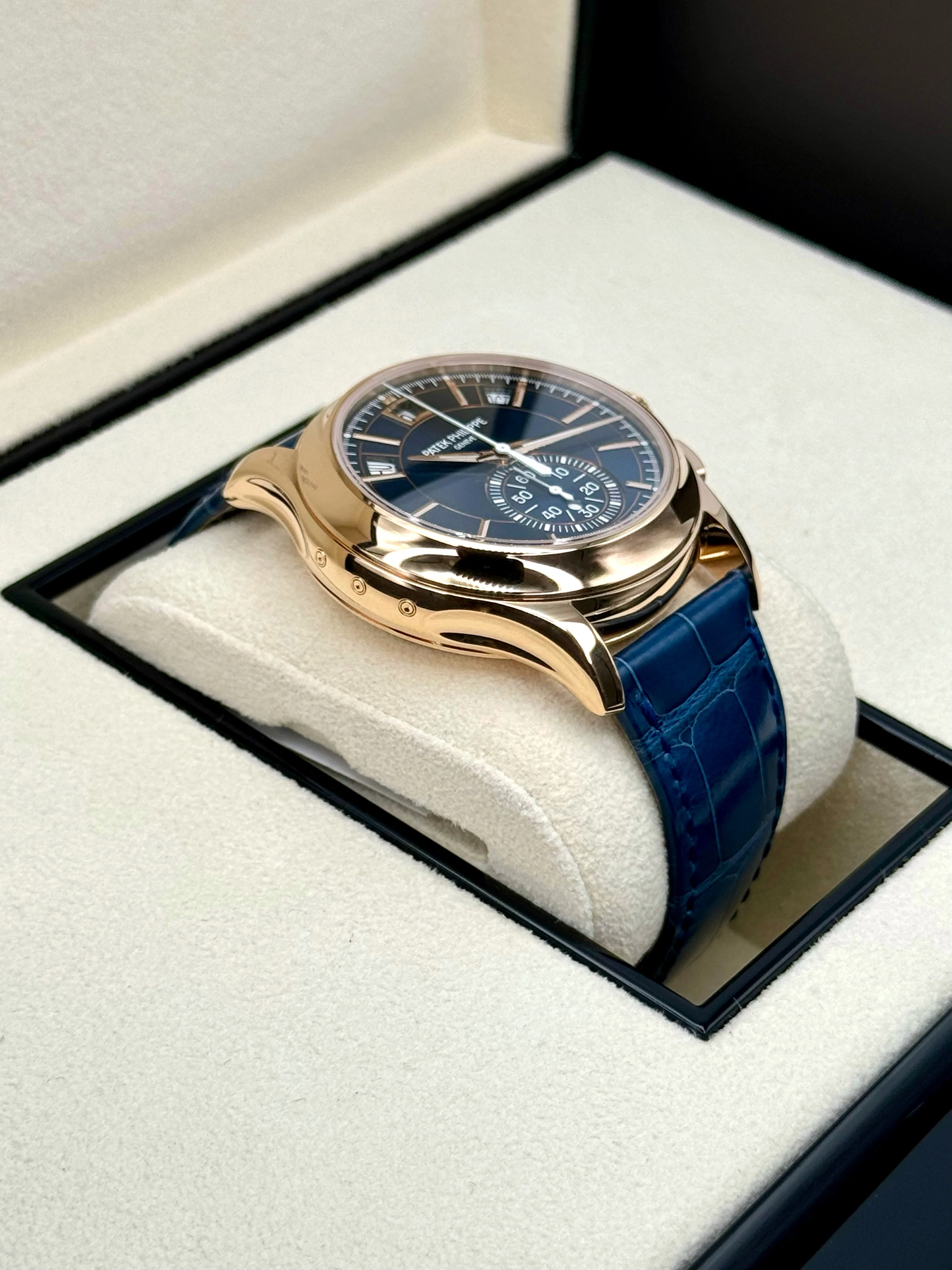 NEW 2025 Patek Philippe 5905R Flyback Chronograph Annual Calendar Blue Dial - Image 6