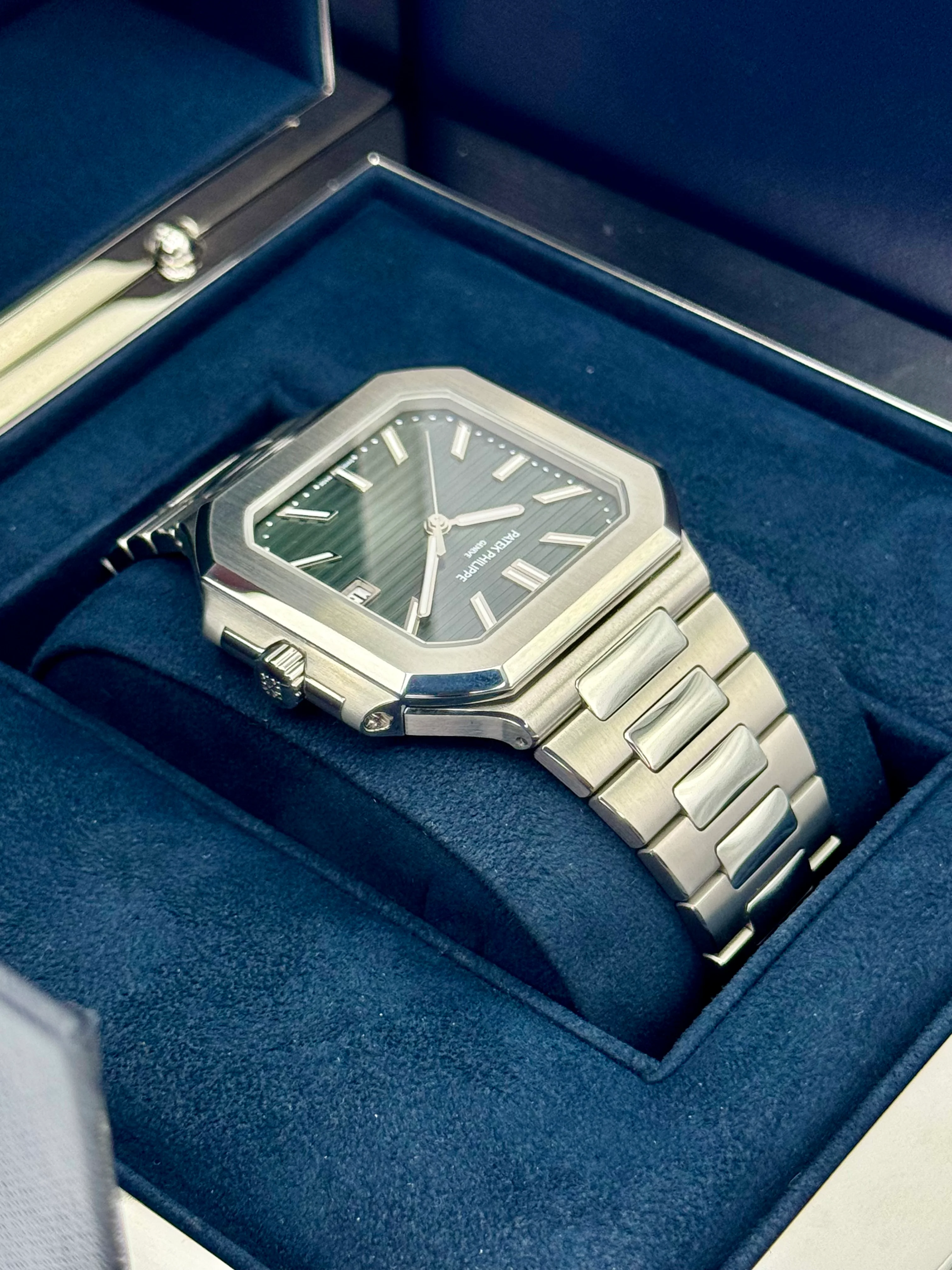 NEW 2025 Patek Philippe Cubitus 45mm 5821 Stainless Steel Green Dial - Image 8