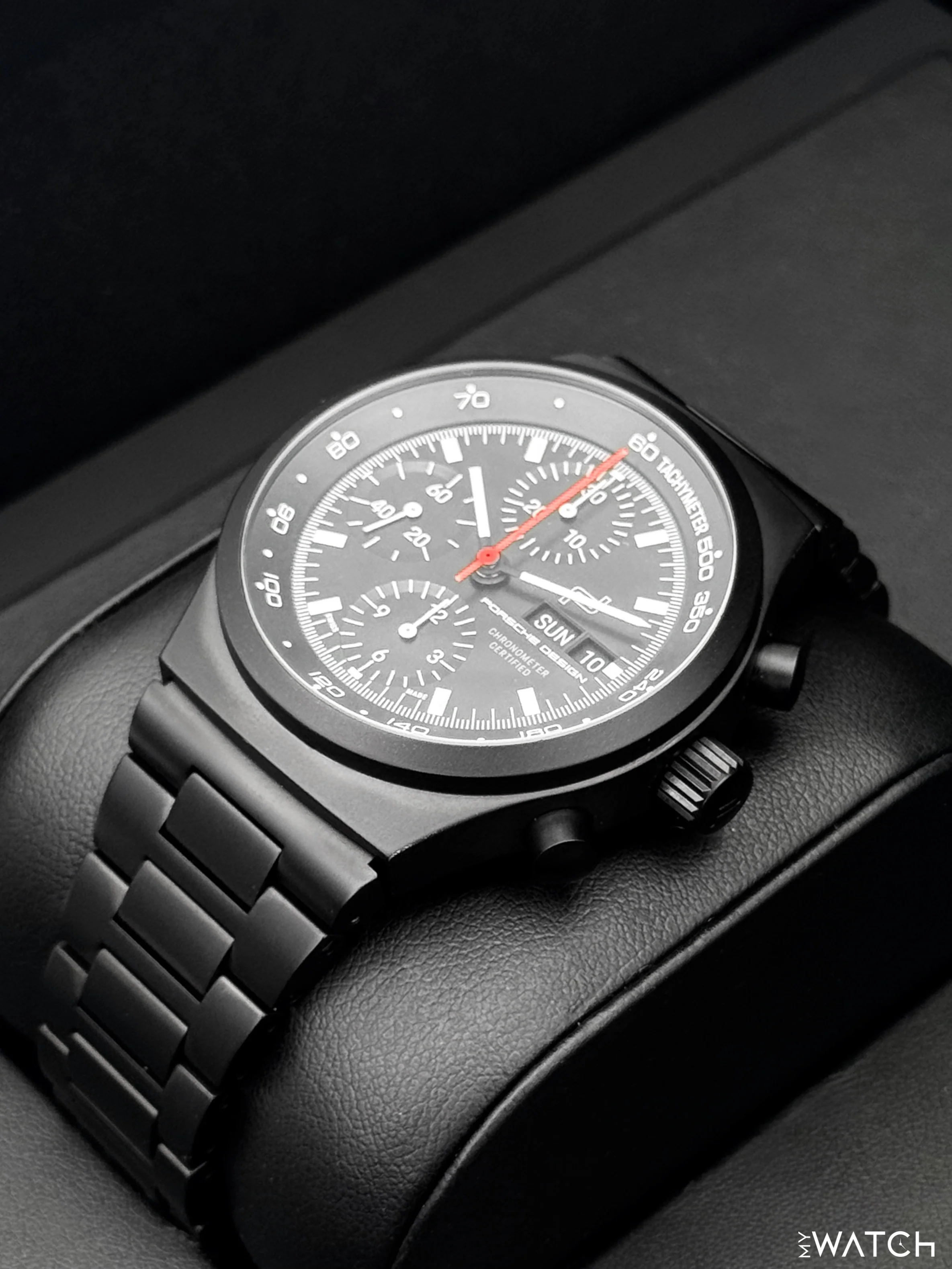 NEW 2025 Porsche Design Numbered Edition 41mm 6043.7.01.001.01.5 Titanium Black Dial - Image 5