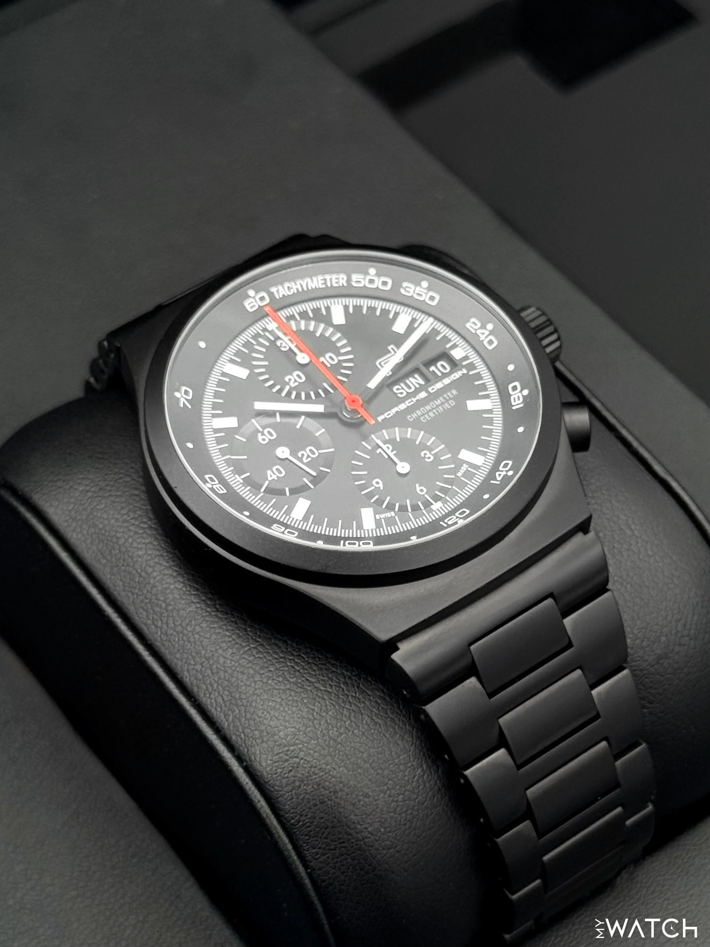 NEW 2025 Porsche Design Numbered Edition 41mm 6043.7.01.001.01.5 Titanium Black Dial - Image 6