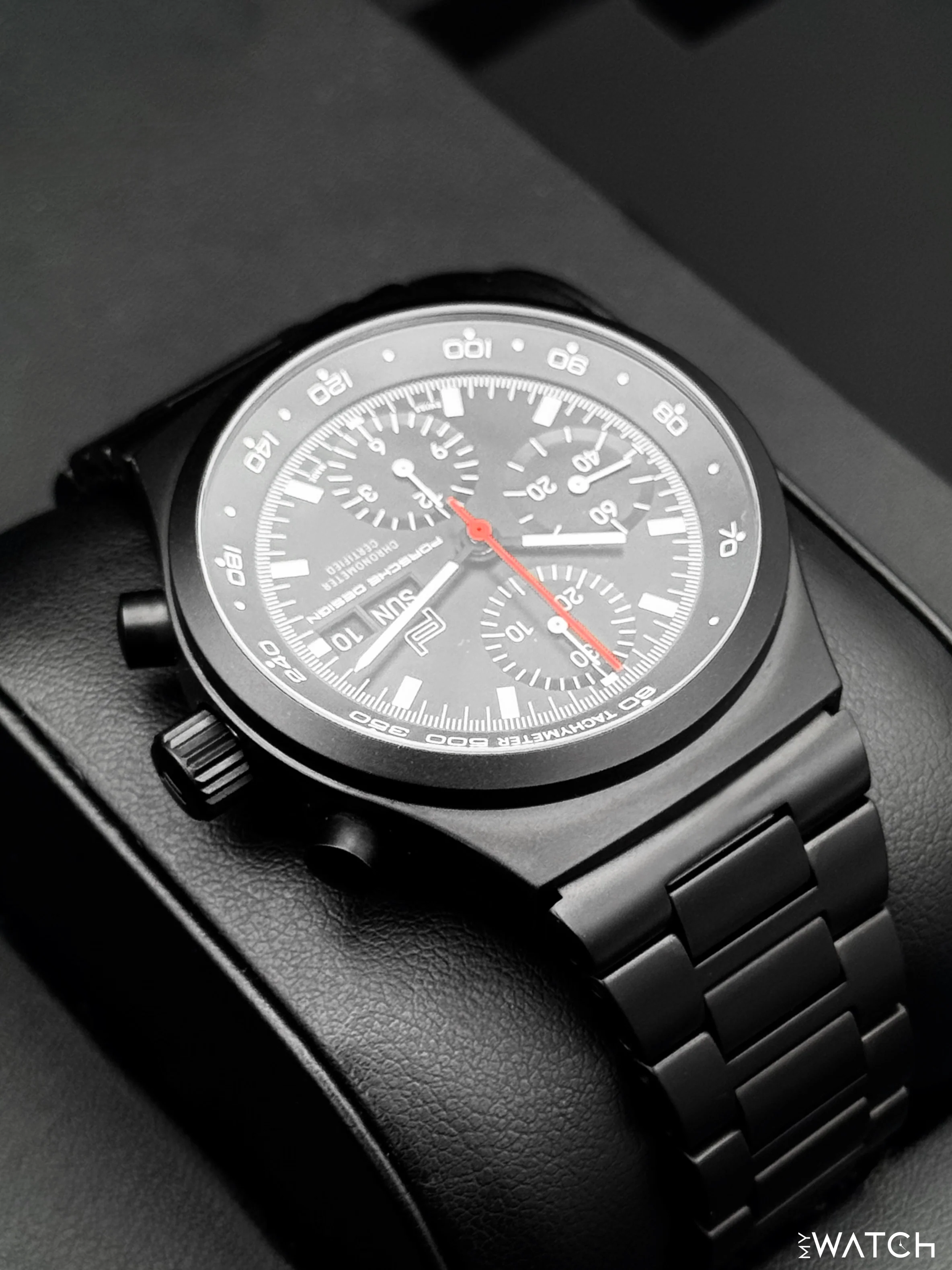 NEW 2025 Porsche Design Numbered Edition 41mm 6043.7.01.001.01.5 Titanium Black Dial - Image 8
