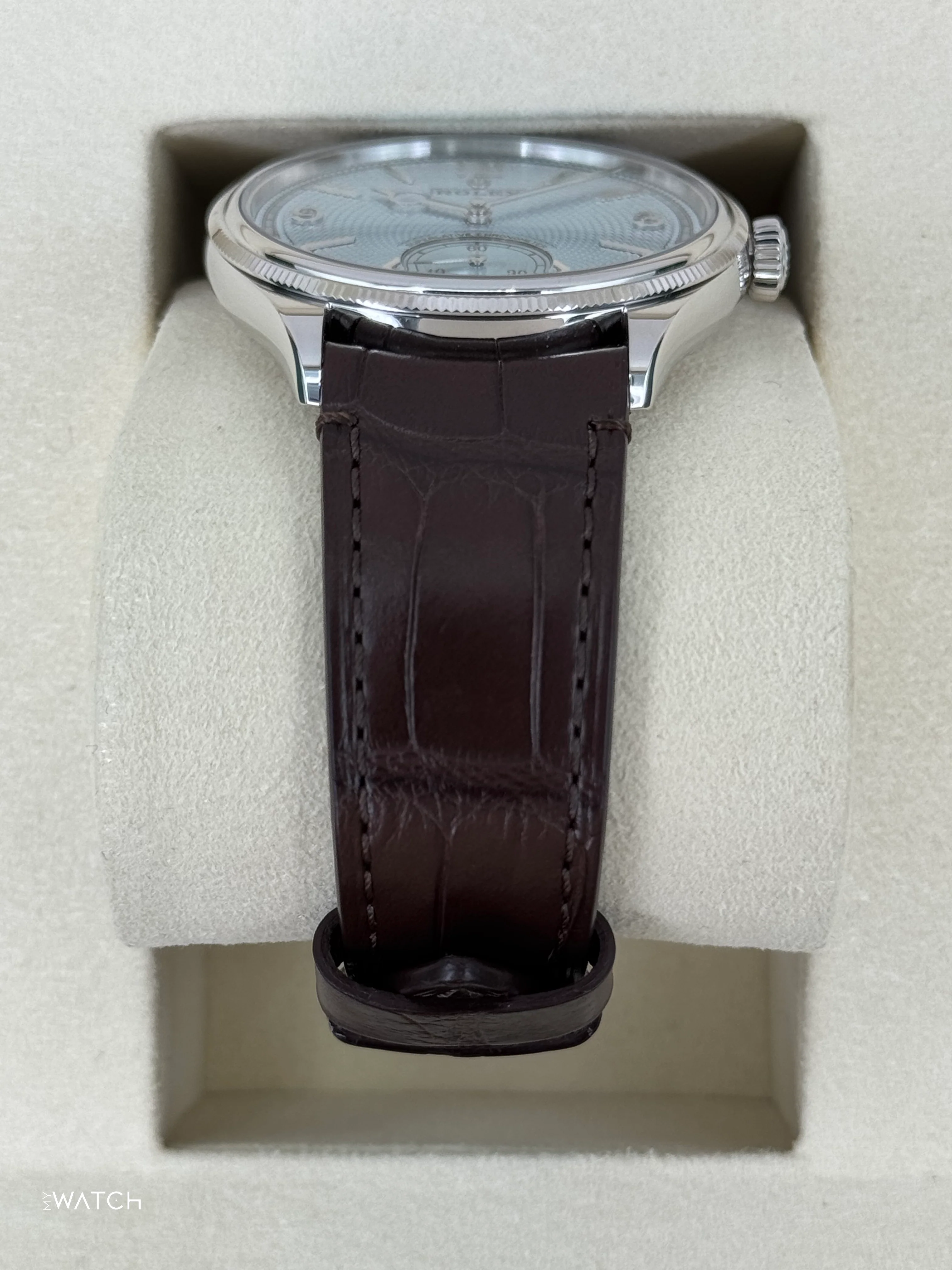 NEW 2025 Rolex 1908 39mm 52506 Platinum Ice Blue Dial - Image 3