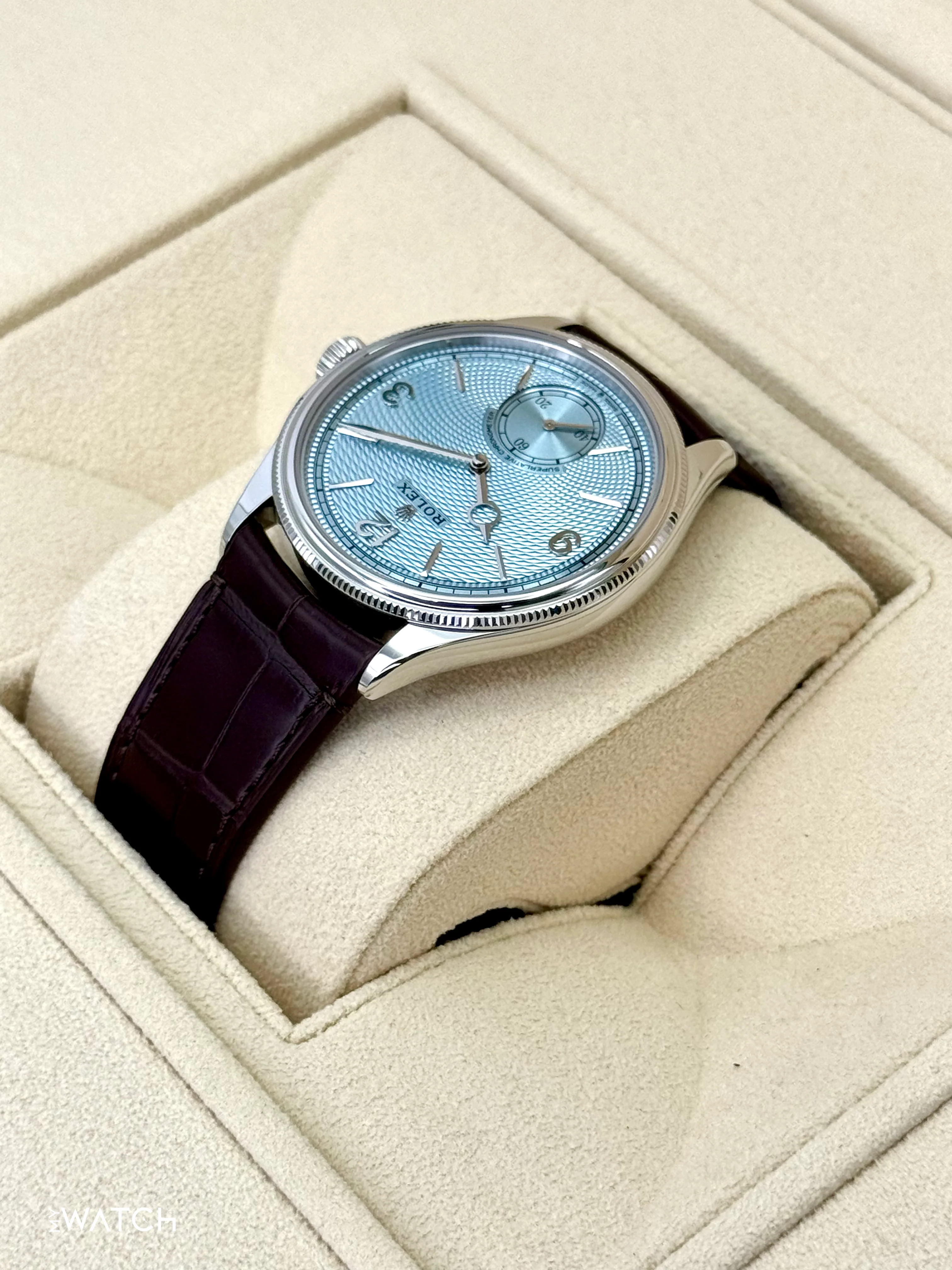 NEW 2025 Rolex 1908 39mm 52506 Platinum Ice Blue Dial - Image 7