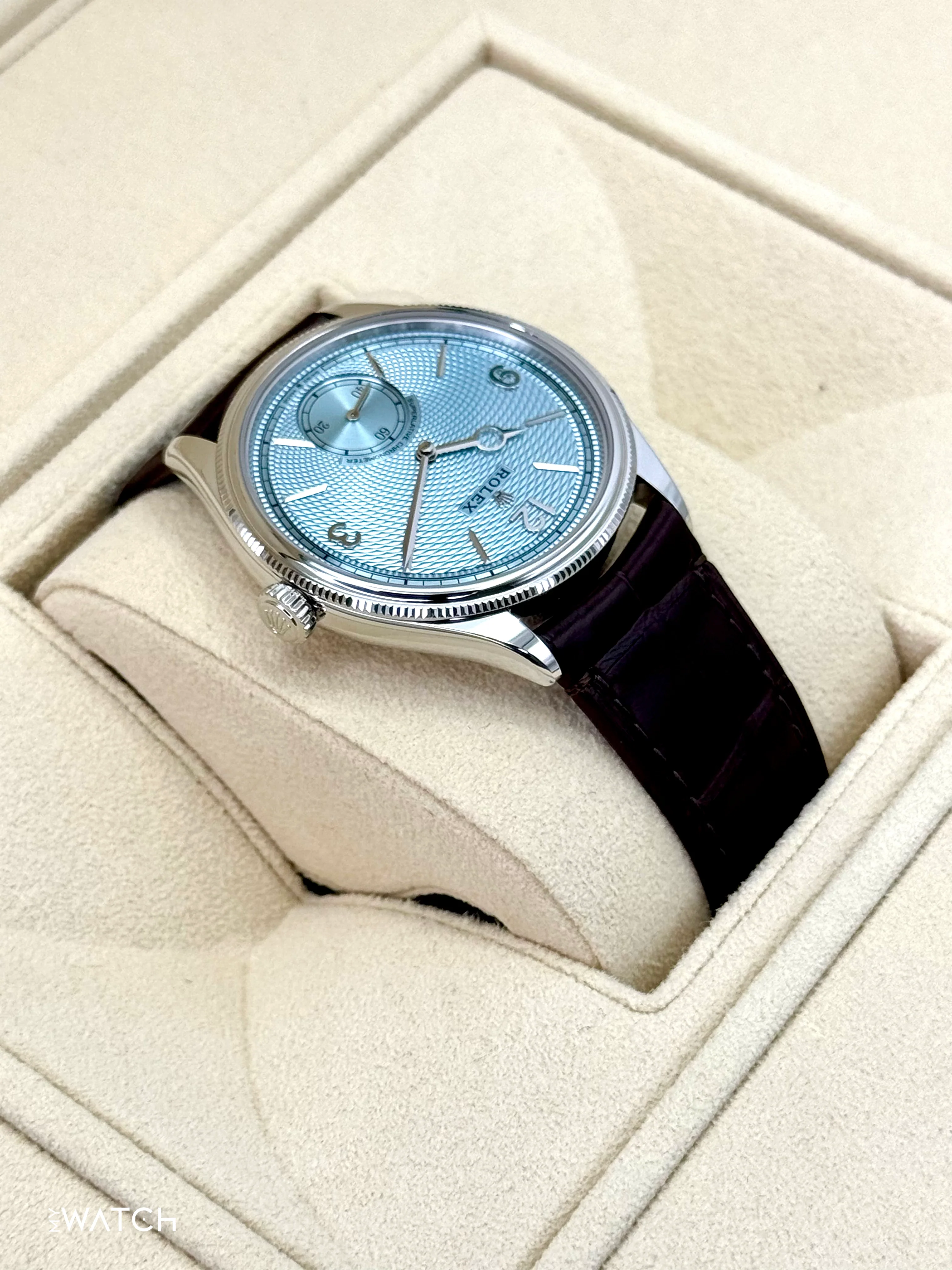 NEW 2025 Rolex 1908 39mm 52506 Platinum Ice Blue Dial - Image 8