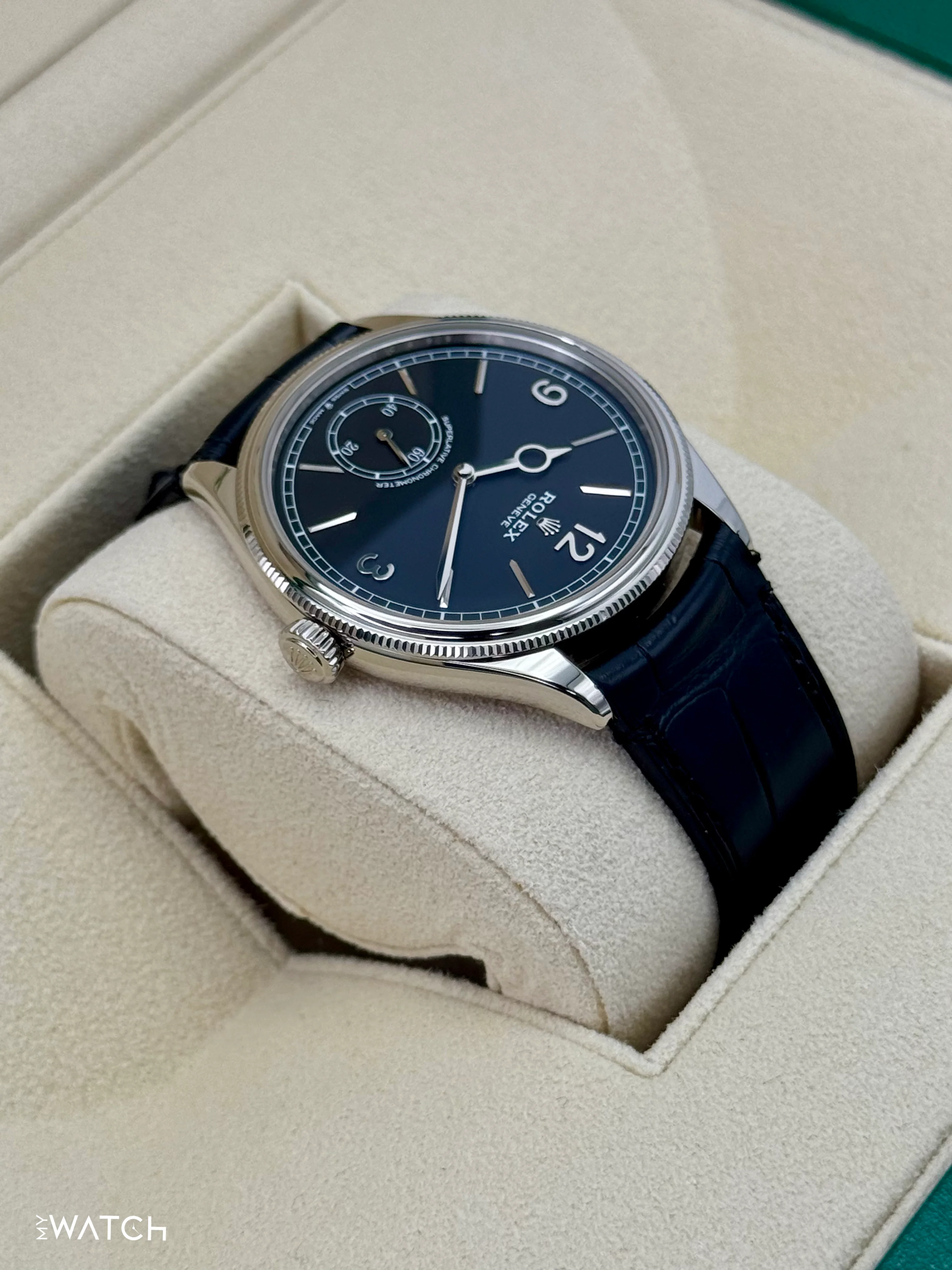 NEW 2025 Rolex 1908 39mm 52509 18kt White Gold Black Dial - Image 8