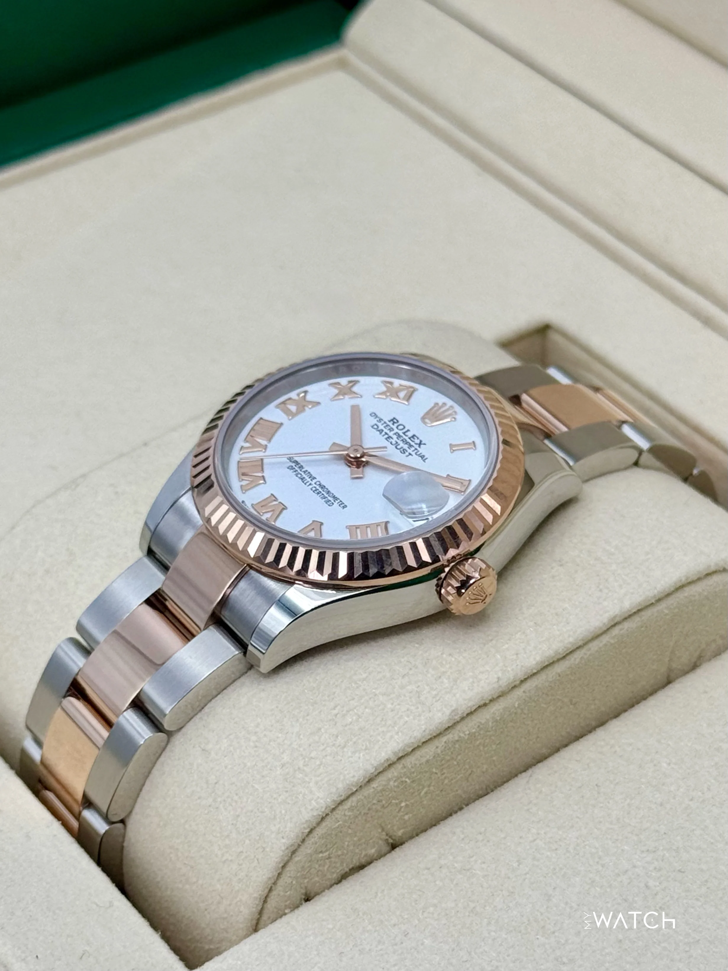 NEW 2025 Rolex Ladies Datejust 31mm 278271 Two-Tone Oyster White Dial - Image 5