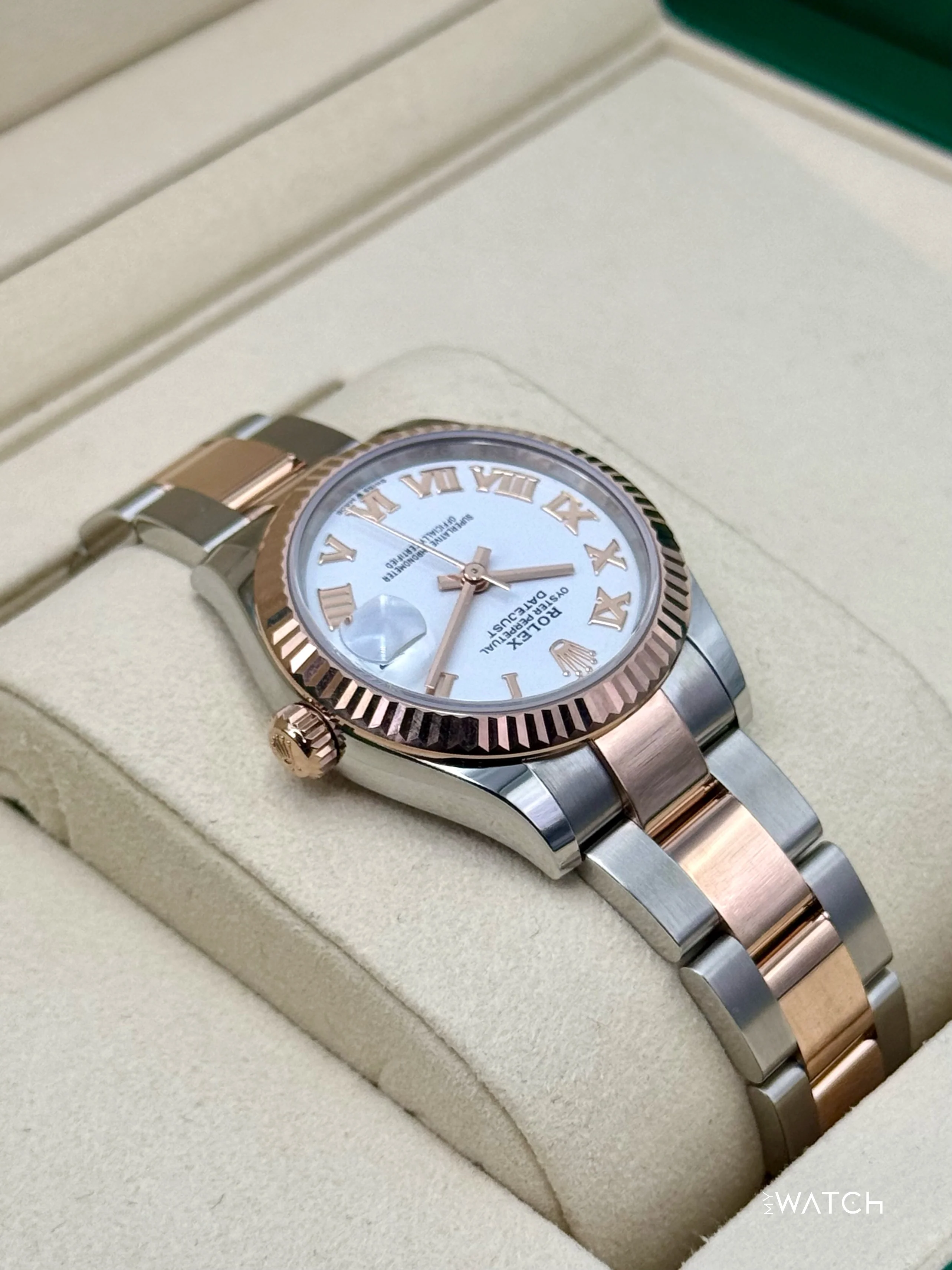 NEW 2025 Rolex Ladies Datejust 31mm 278271 Two-Tone Oyster White Dial - Image 8