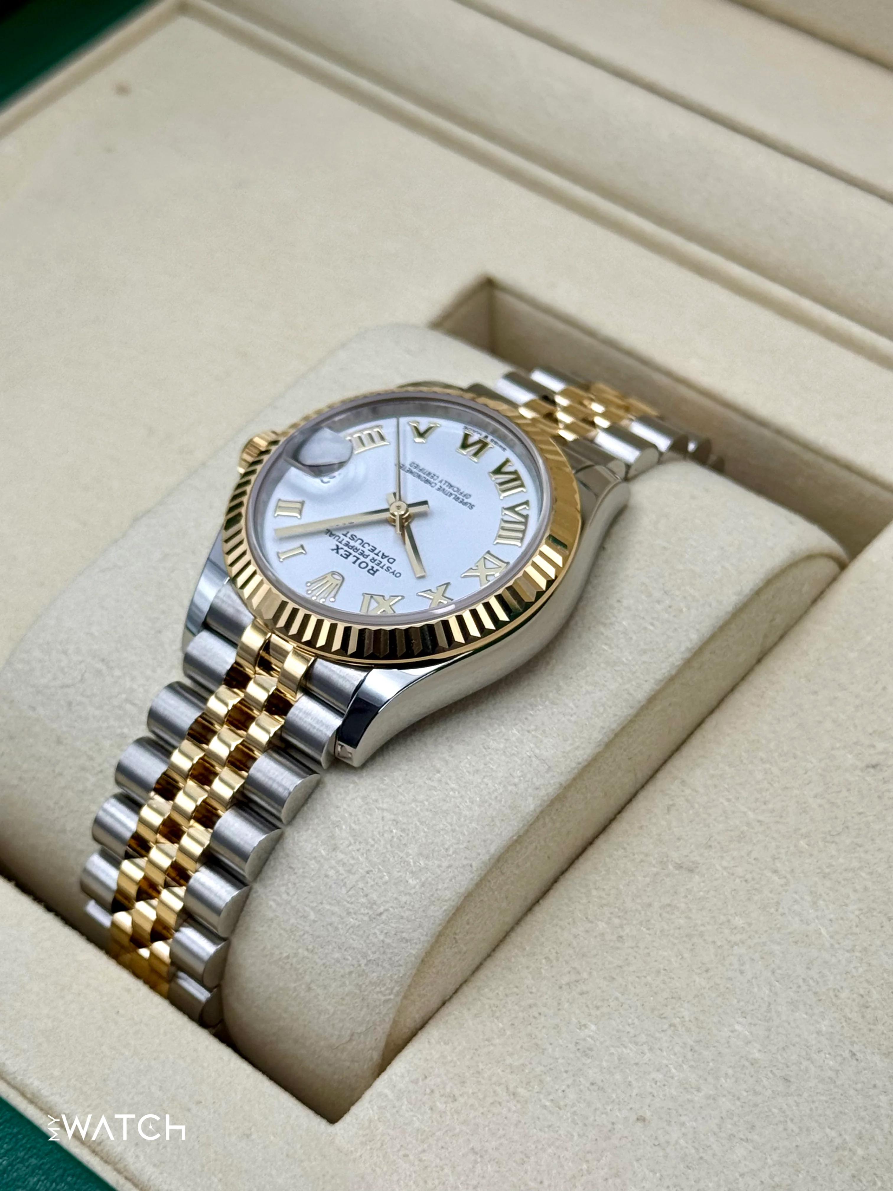 NEW 2025 Rolex Datejust 31mm 278273 Two-Tone Jubilee White Dial - Image 7