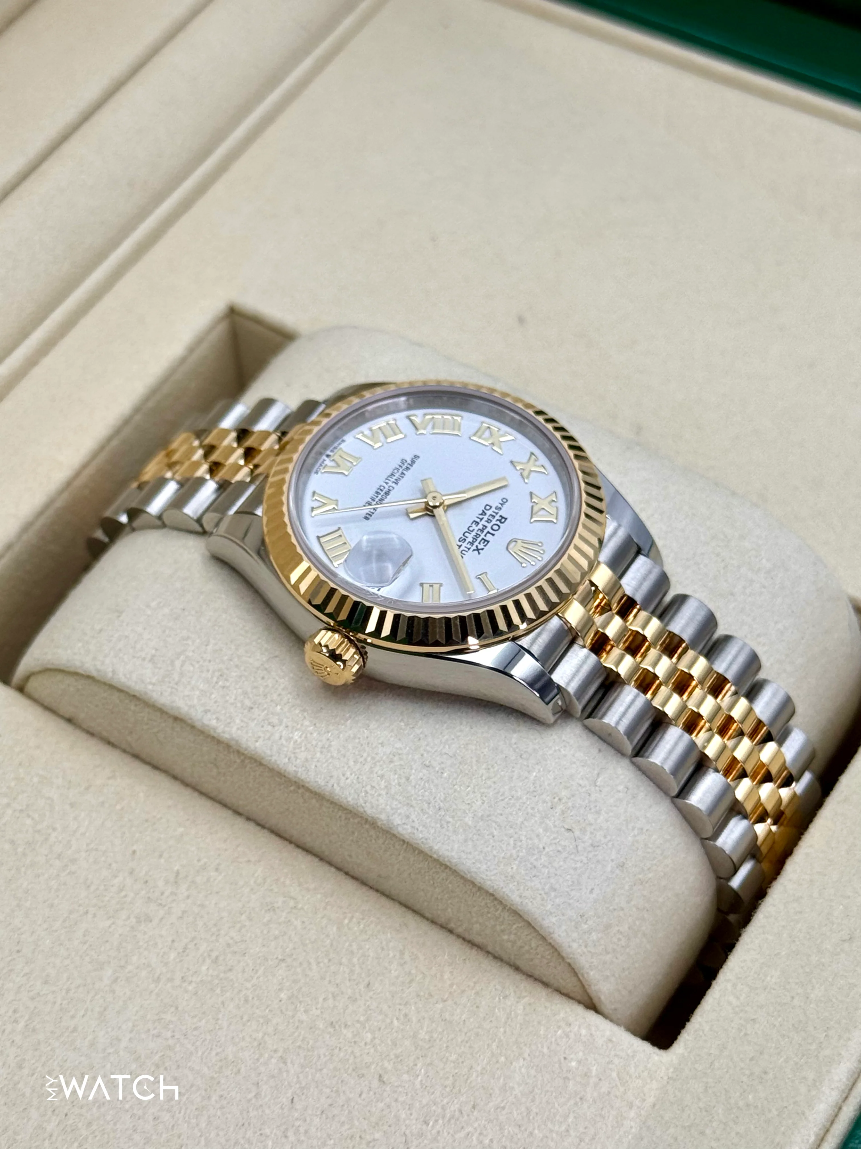 NEW 2025 Rolex Datejust 31mm 278273 Two-Tone Jubilee White Dial - Image 8