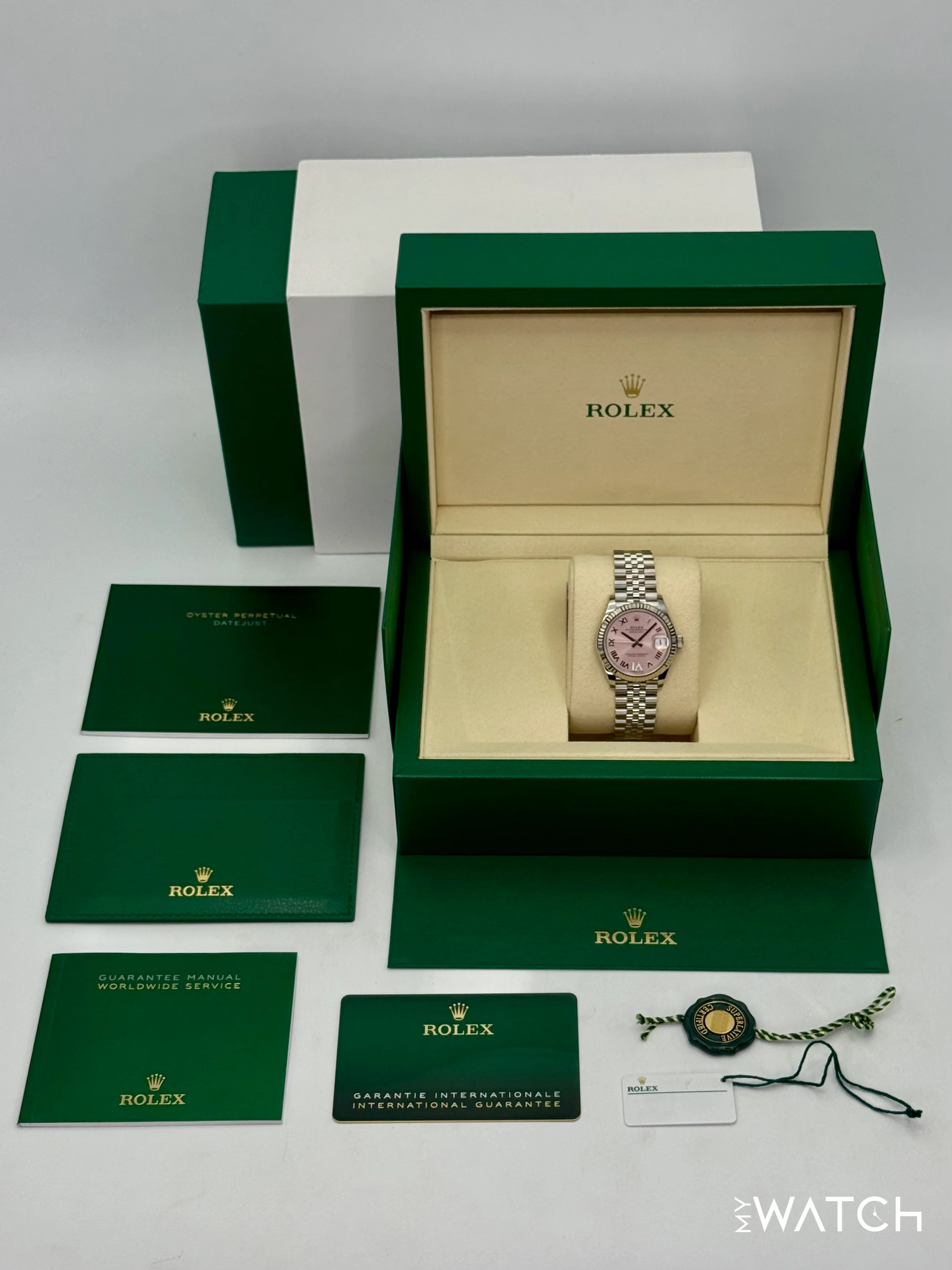NEW 2025 Rolex Datejust 31mm 278274 Stainless Steel Jubilee Pink Dial - Image 10