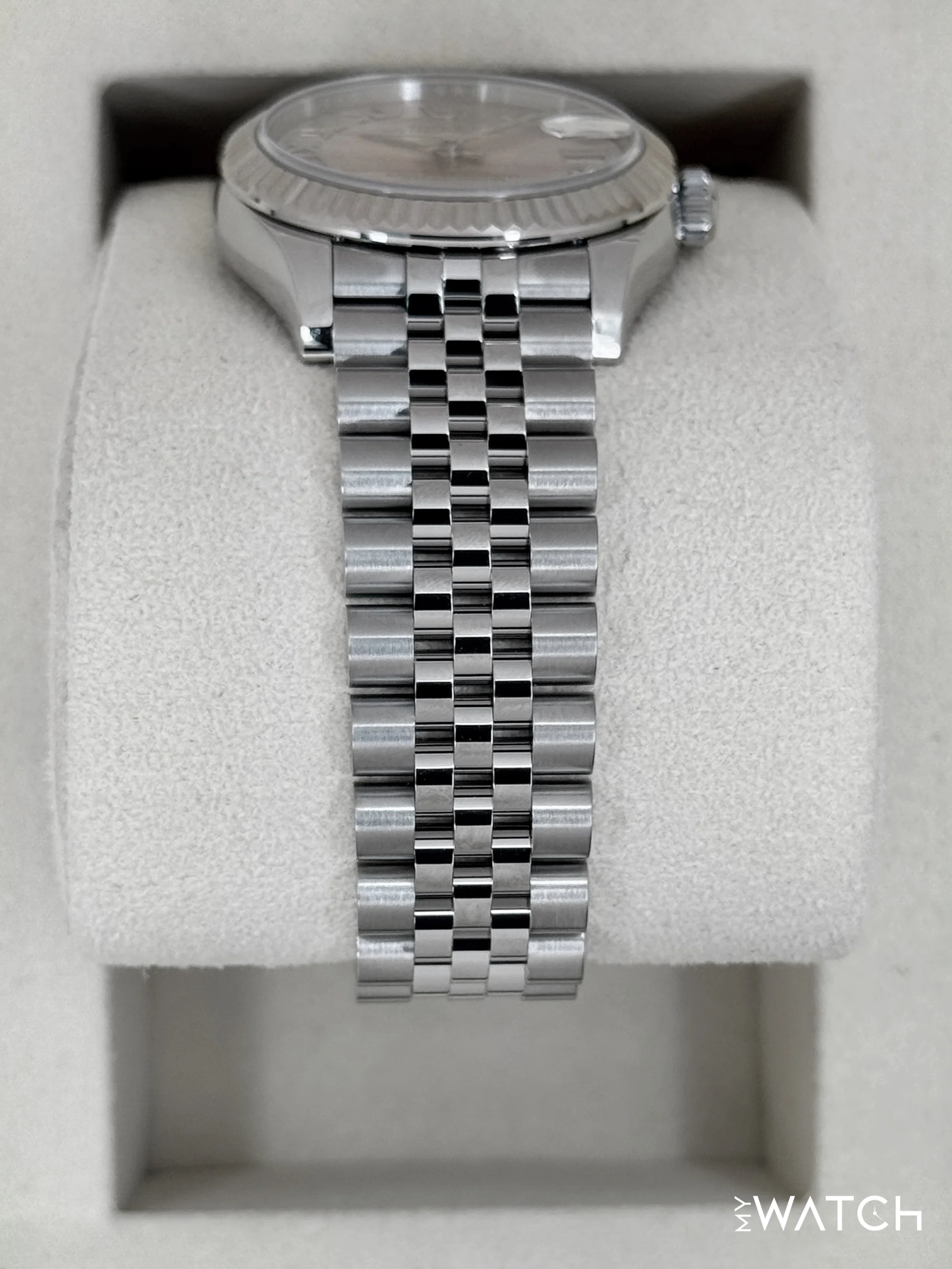 NEW 2025 Rolex Datejust 31mm 278274 Stainless Steel Jubilee Pink Dial - Image 3