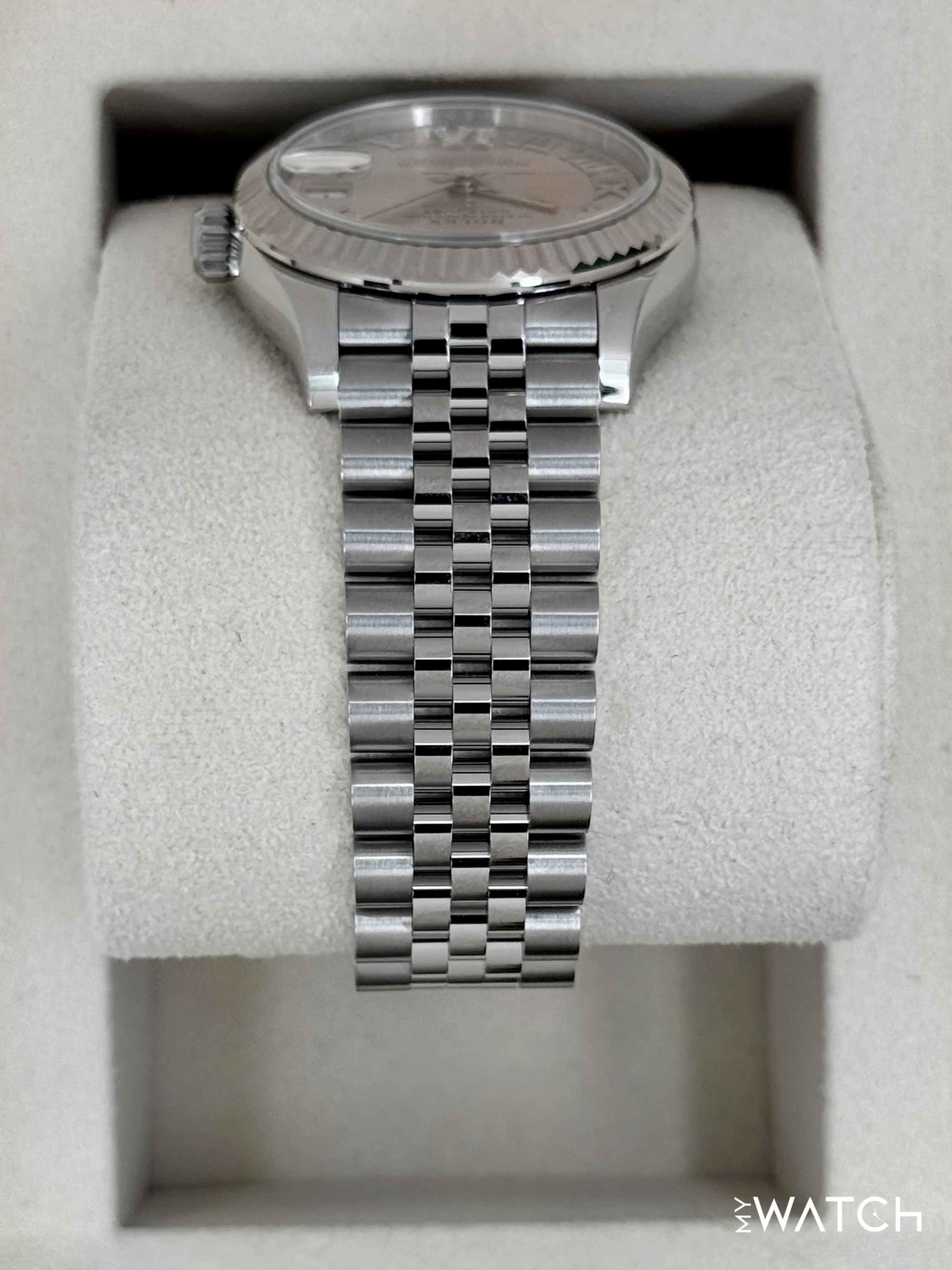 NEW 2025 Rolex Datejust 31mm 278274 Stainless Steel Jubilee Pink Dial - Image 4