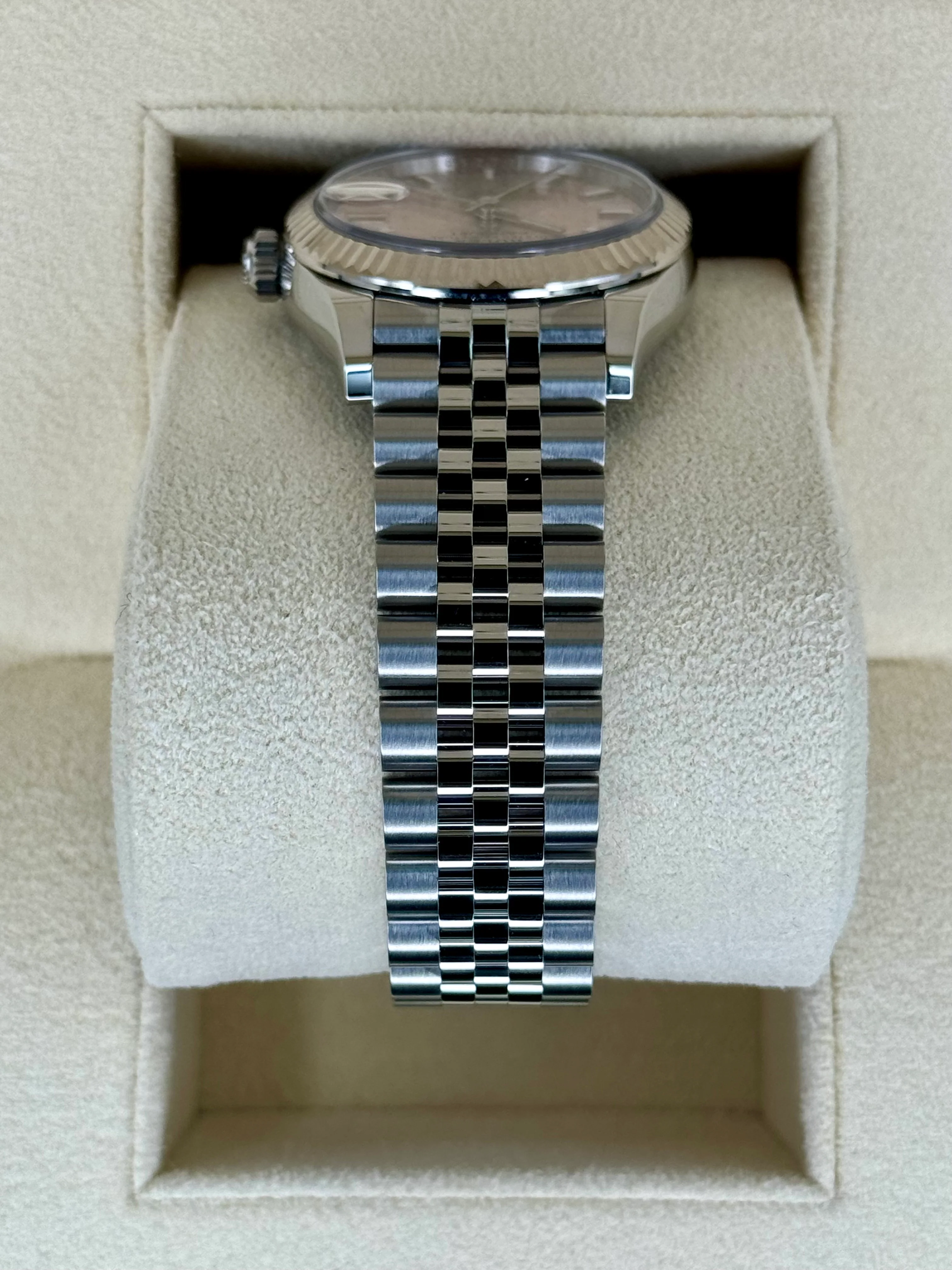 NEW 2025 Rolex Datejust 31mm 278274 Stainless Steel Jubilee Pink Dial - Image 4