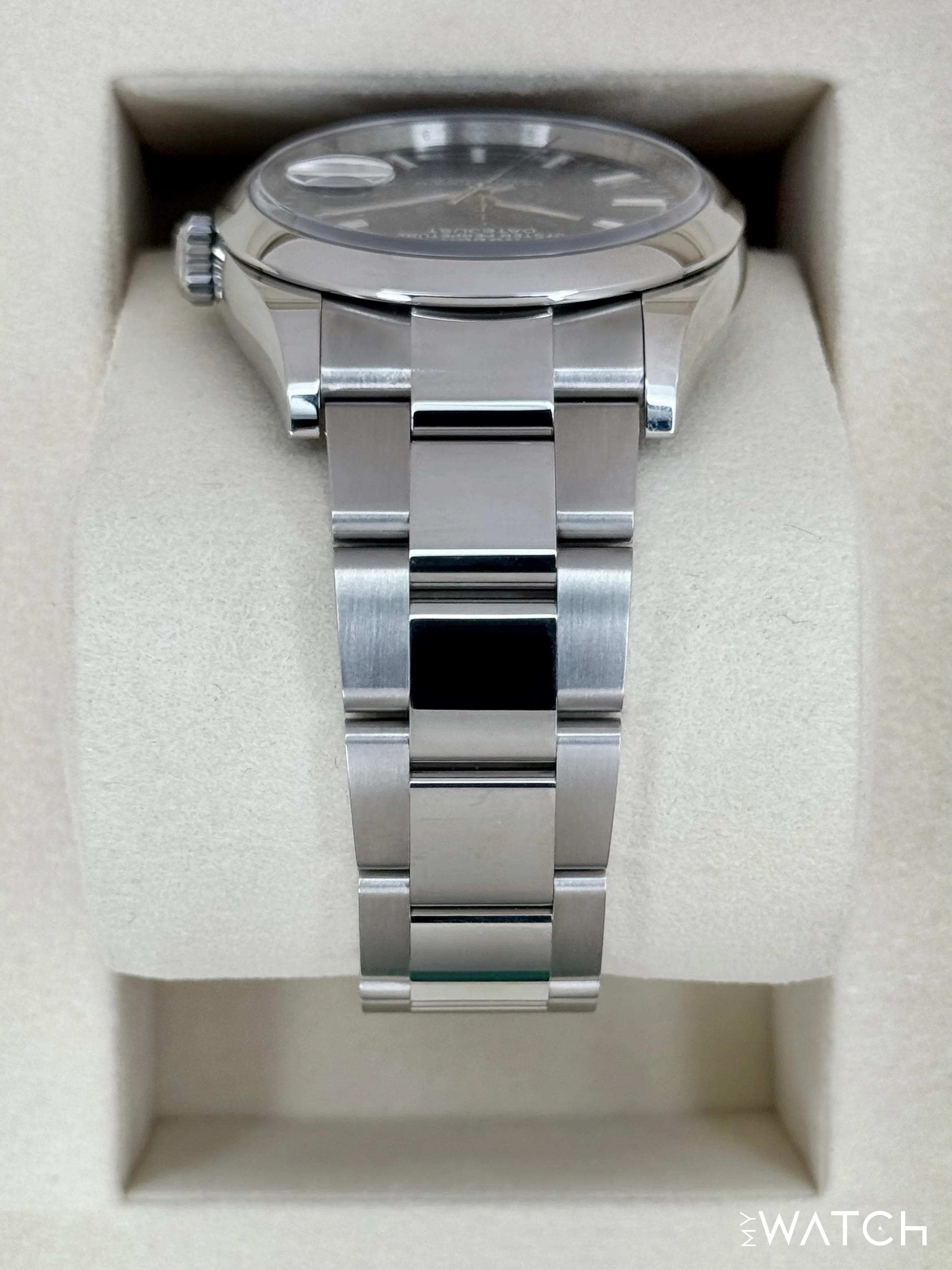 NEW 2025 Rolex Datejust 36mm 126200 Stainless Steel Oyster Blue Dial - Image 4
