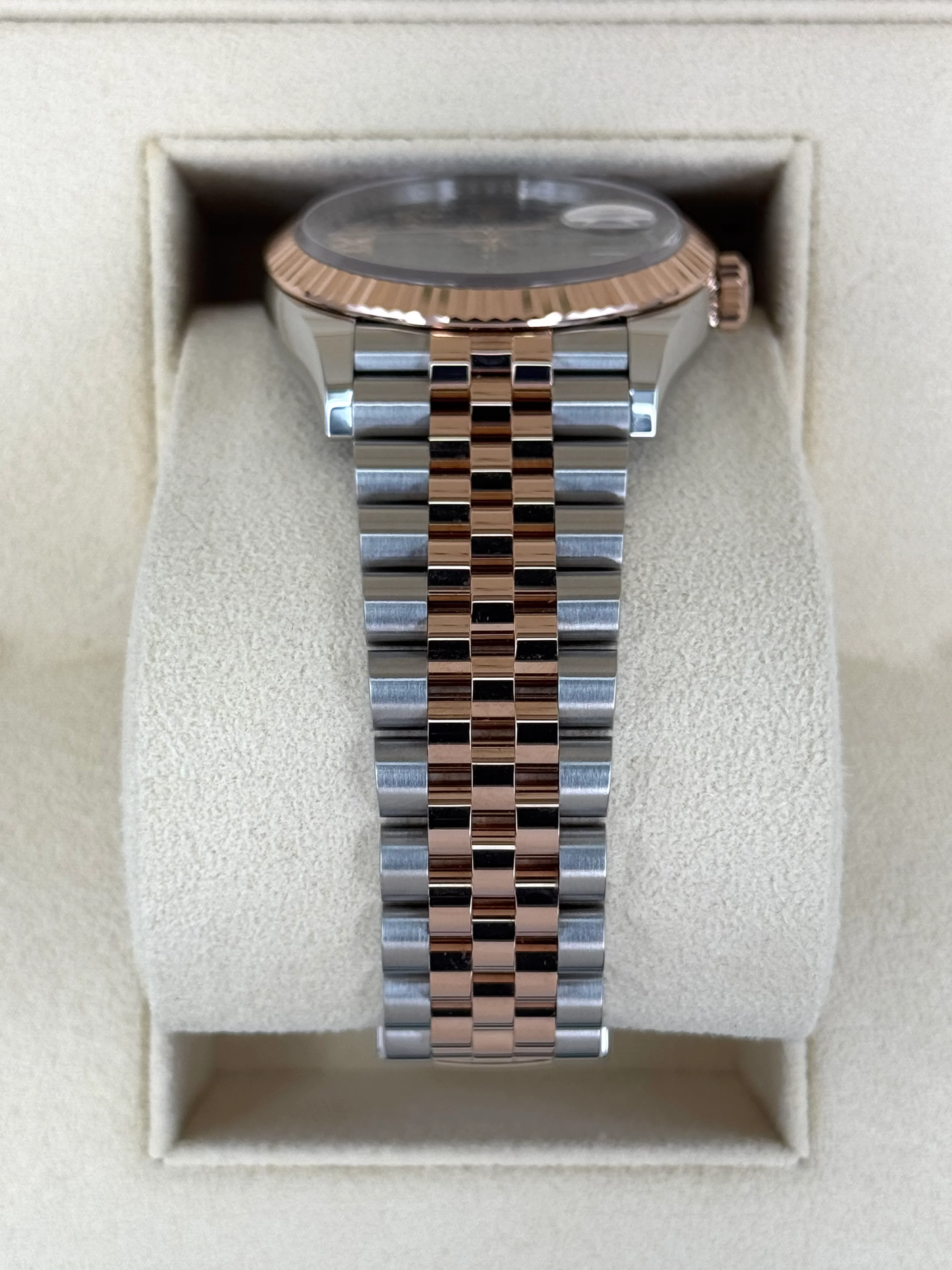 NEW 2025 Rolex Datejust 36mm 126231 Two-Tone Jubilee Slate Rhodium Diamond Dial - Image 3