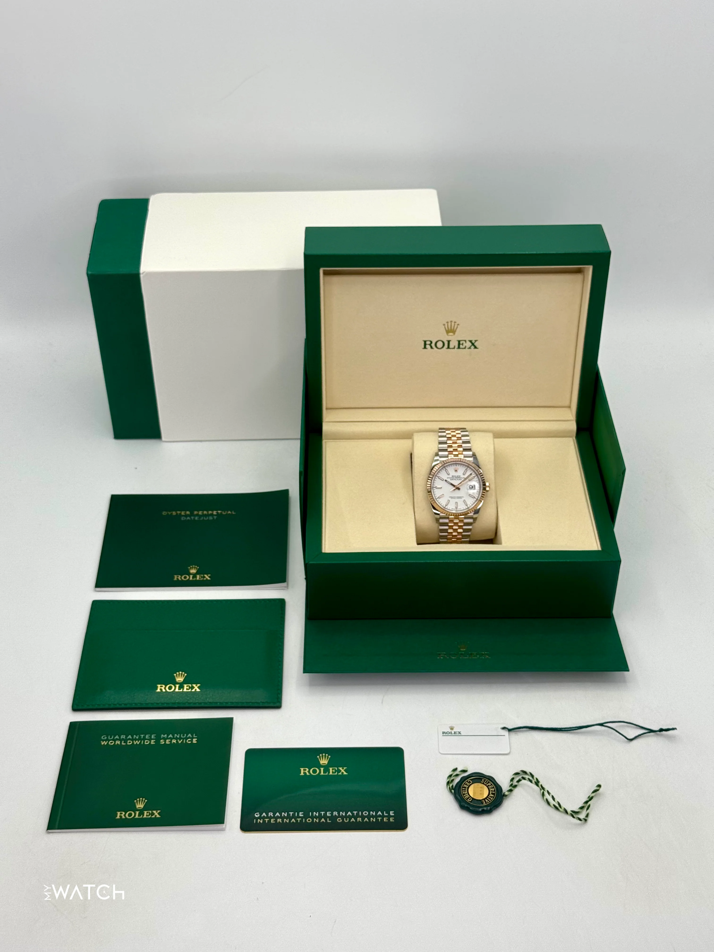 NEW 2025 Rolex Datejust 36mm 126231 Two-Tone Jubilee White Dial - Image 10