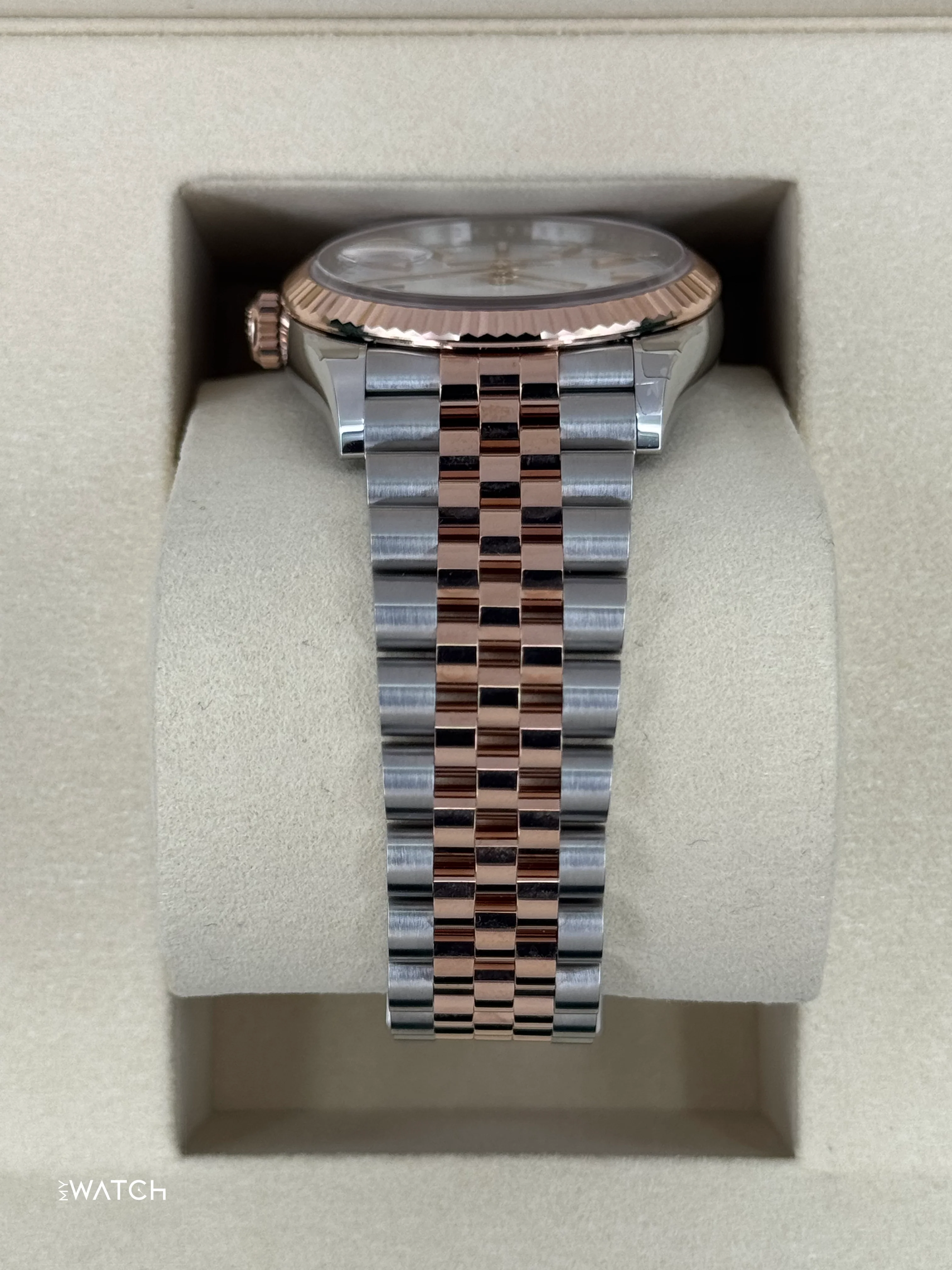 NEW 2025 Rolex Datejust 36mm 126231 Two-Tone Jubilee White Dial - Image 4