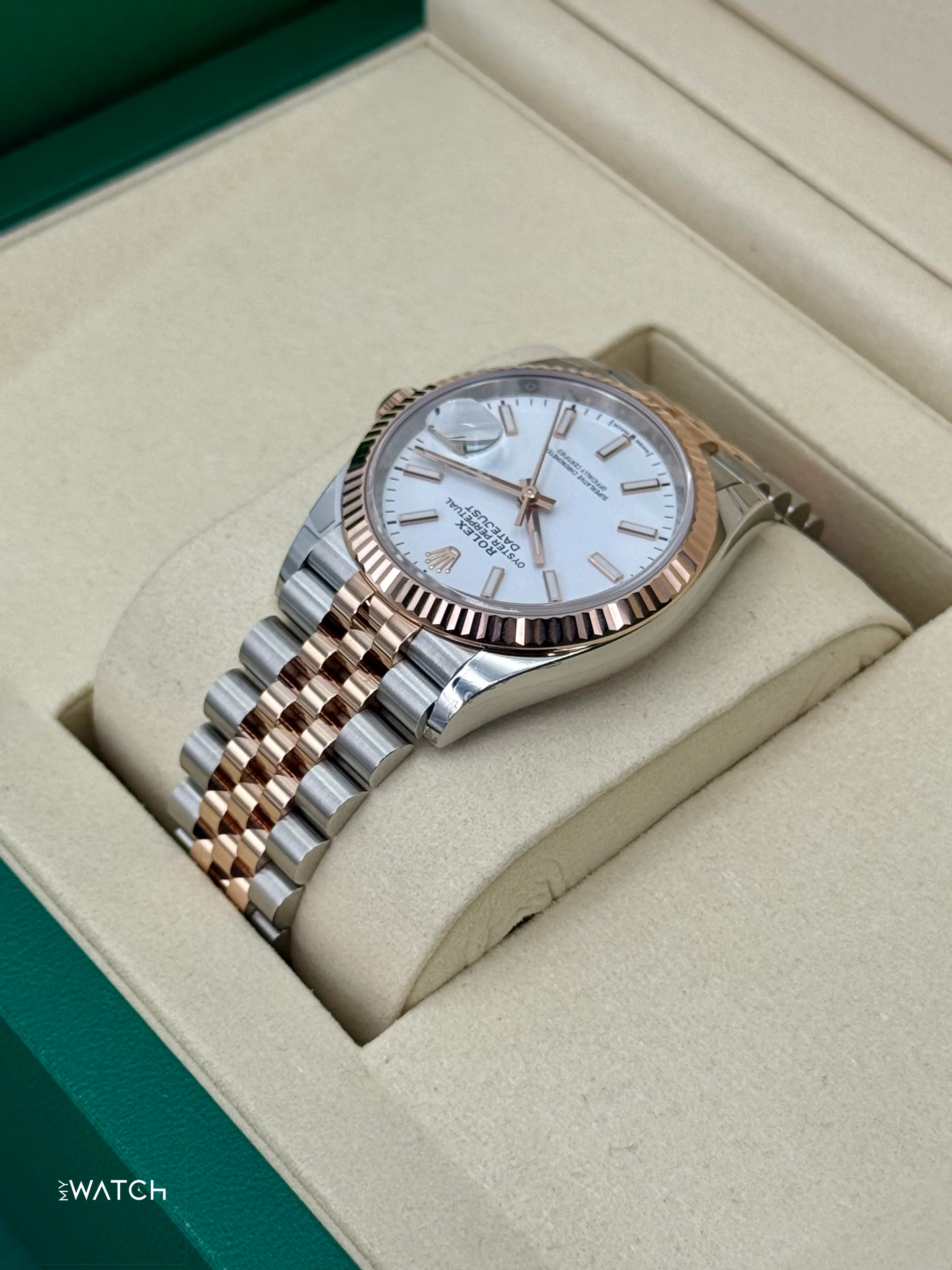 NEW 2025 Rolex Datejust 36mm 126231 Two-Tone Jubilee White Dial - Image 7