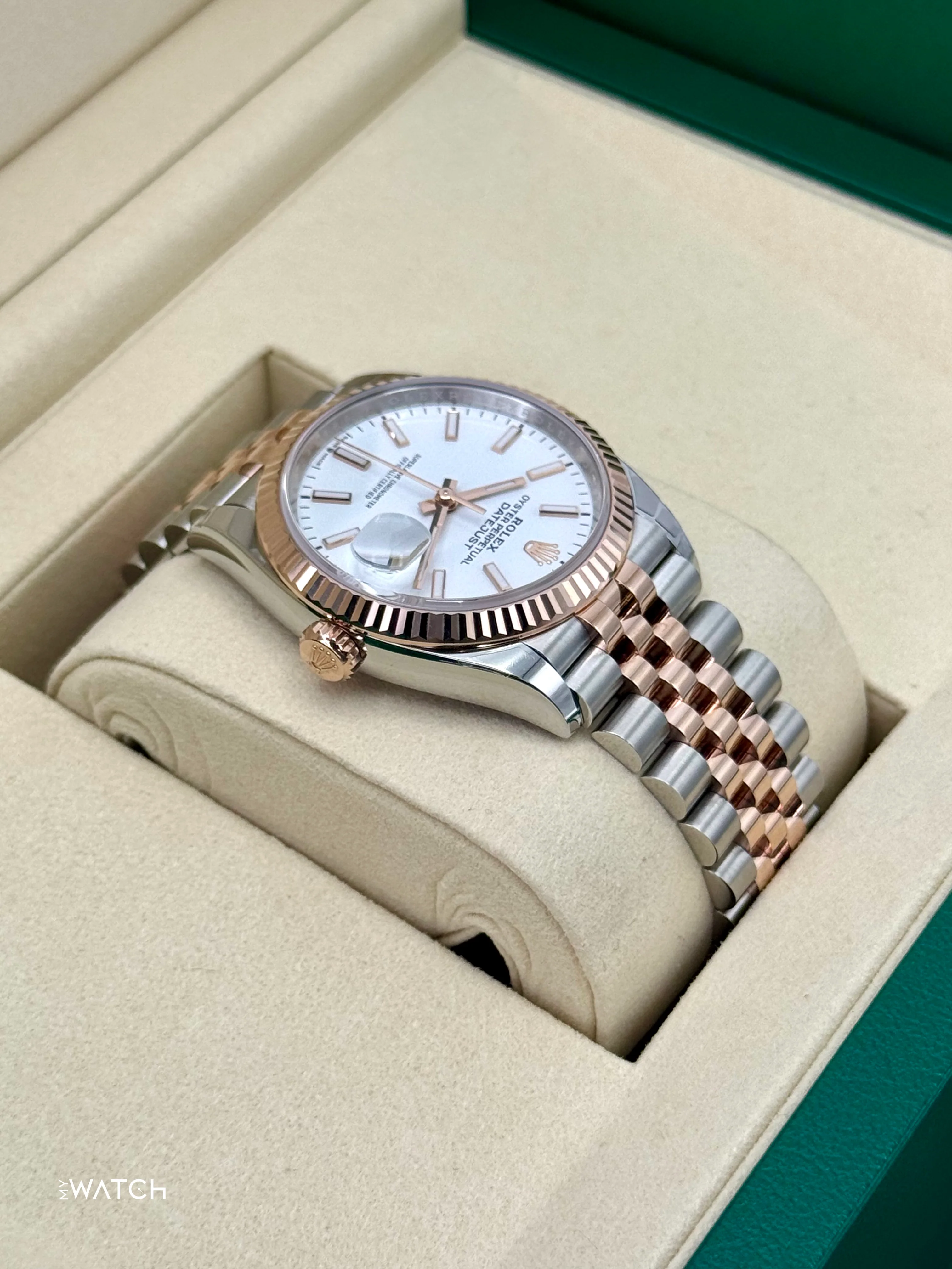 NEW 2025 Rolex Datejust 36mm 126231 Two-Tone Jubilee White Dial - Image 8
