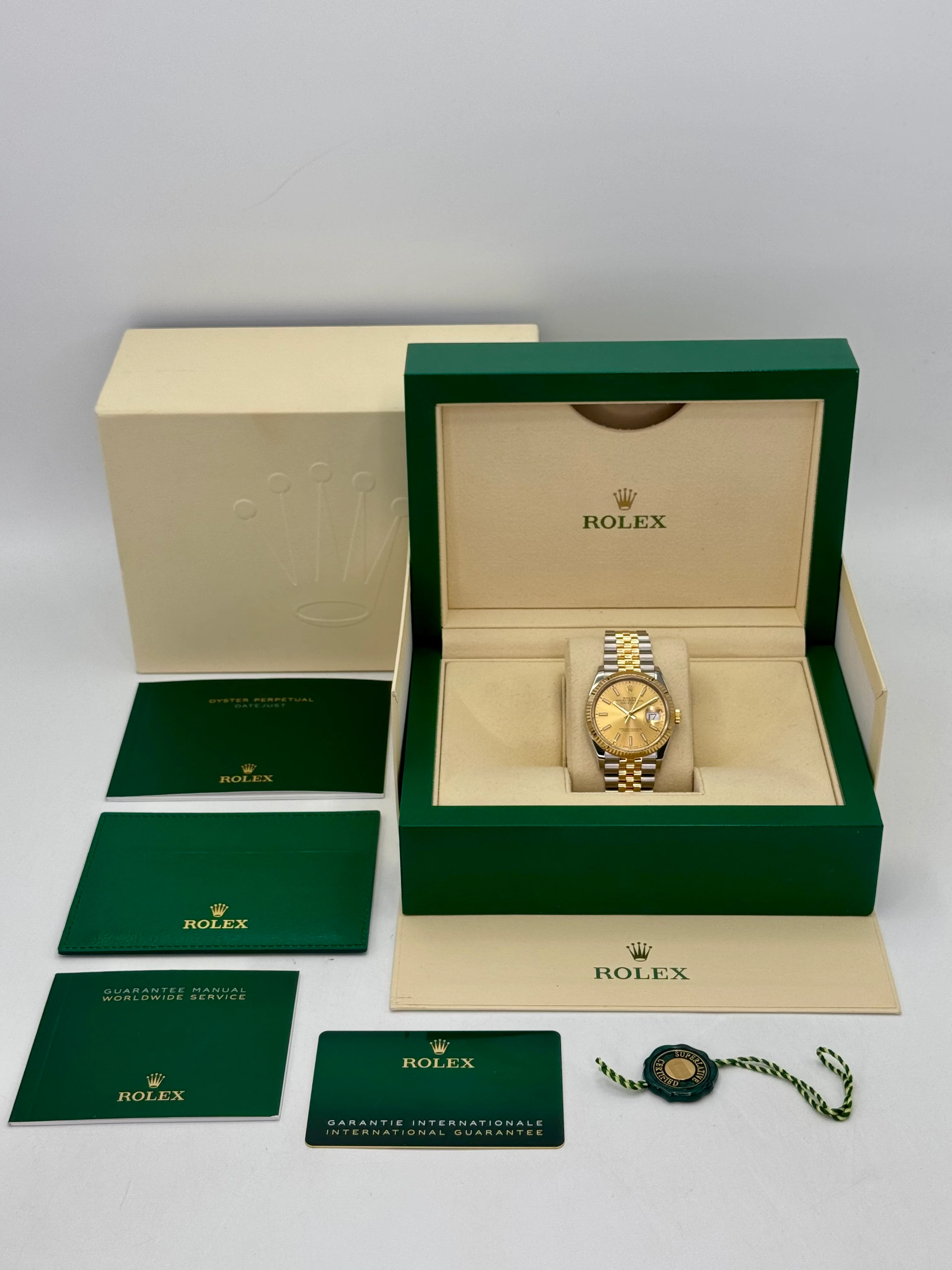 NEW 2025 Rolex Datejust 36mm 126233 Two-Tone Champagne Dial - Image 6